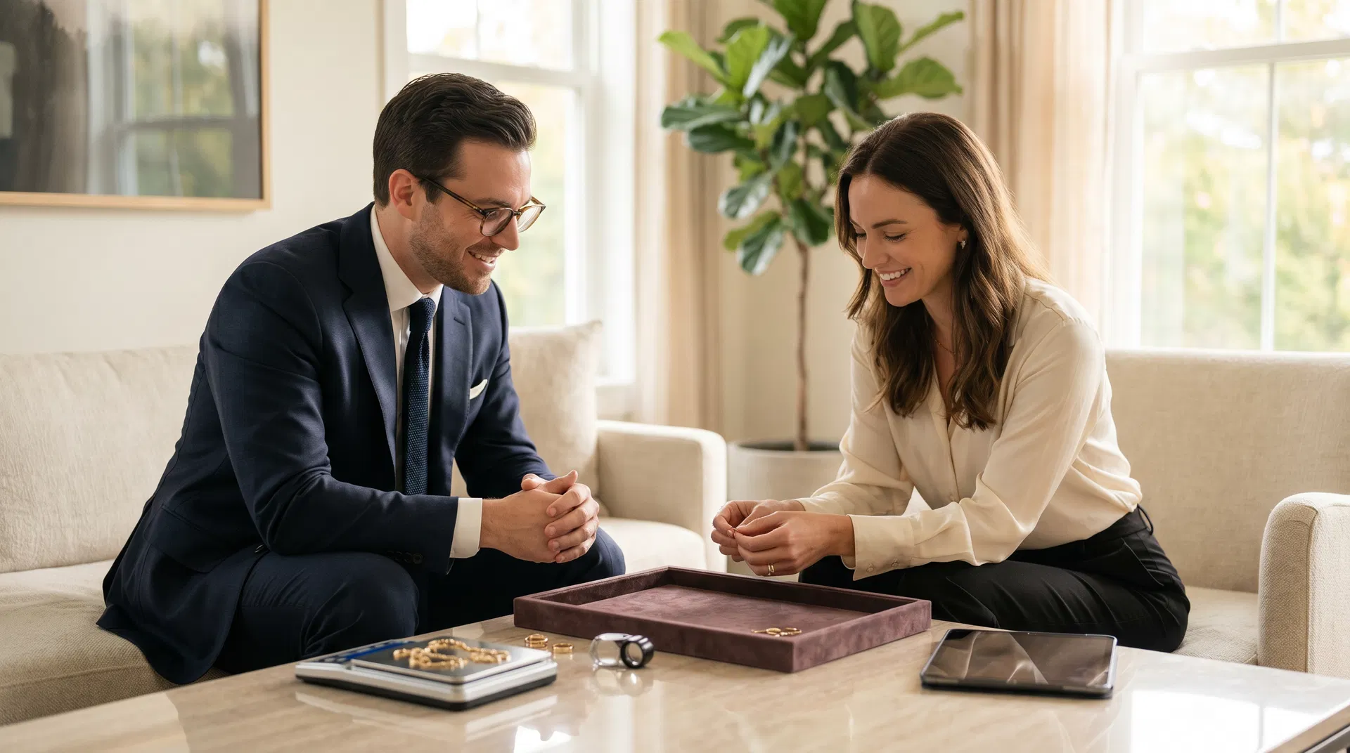 Goldankauf Hausbesuch München - Professionelle Bewertung vor Ort