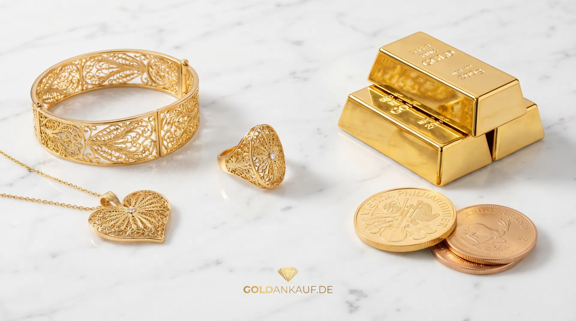 Goldankauf München - Luxus Goldschmuck und Edelmetalle zum Ankauf