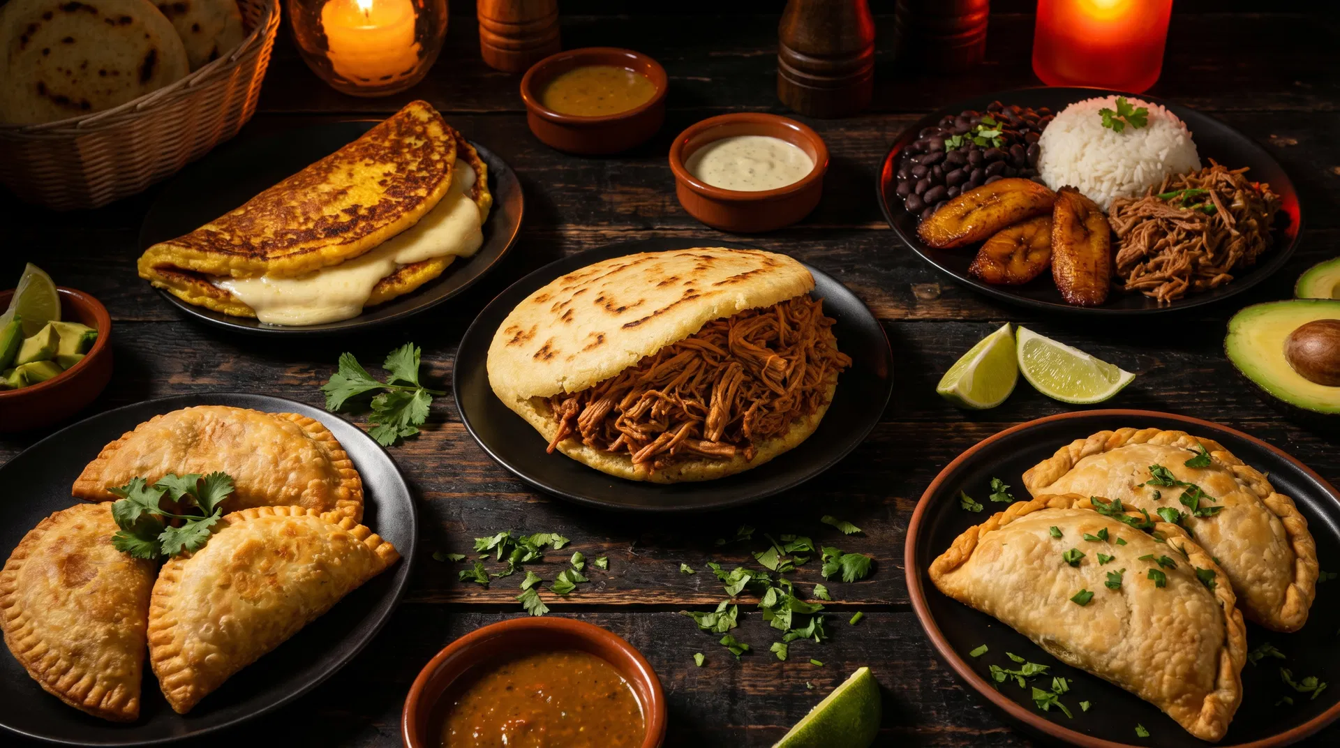 Na'Guara Venezuelan food spread