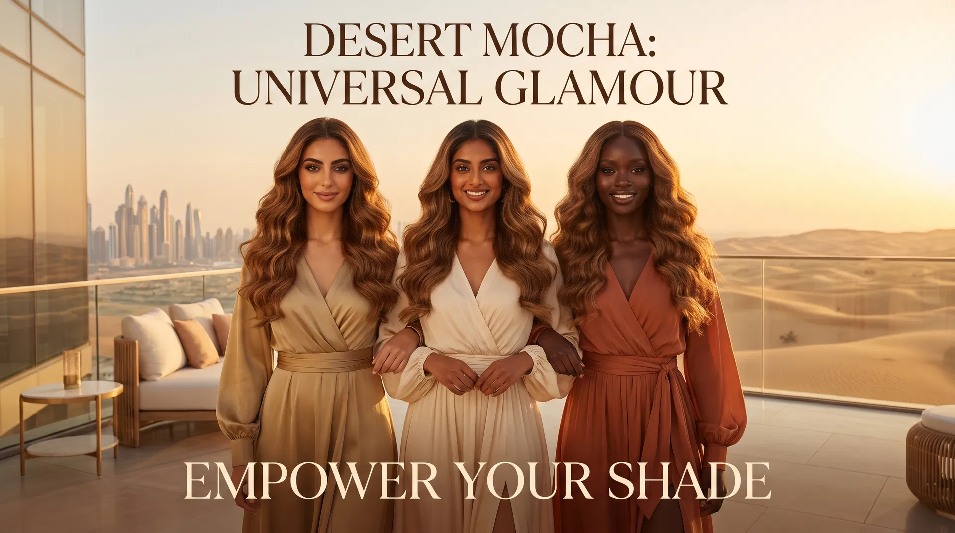 Desert Mocha on three women