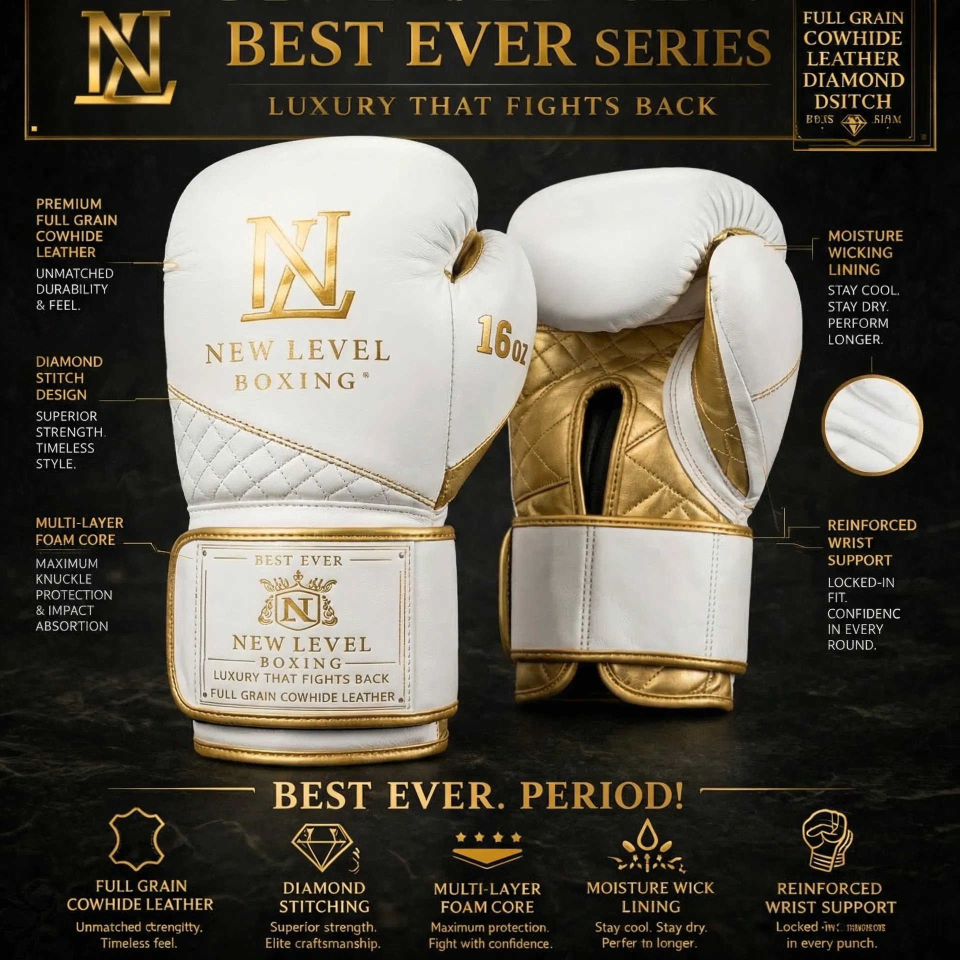 Best Ever Series — White/Gold