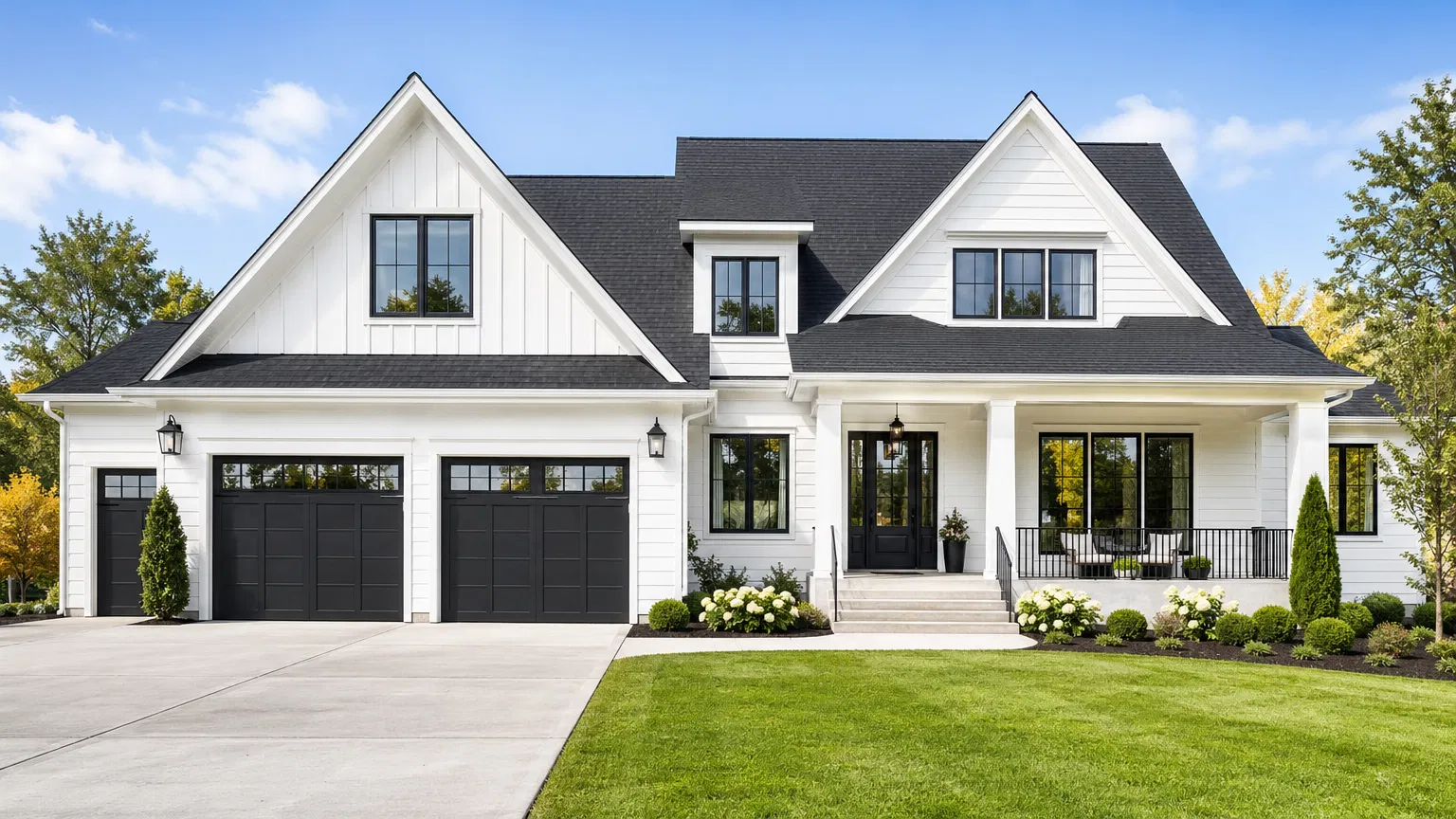 Beautiful renewed home exterior