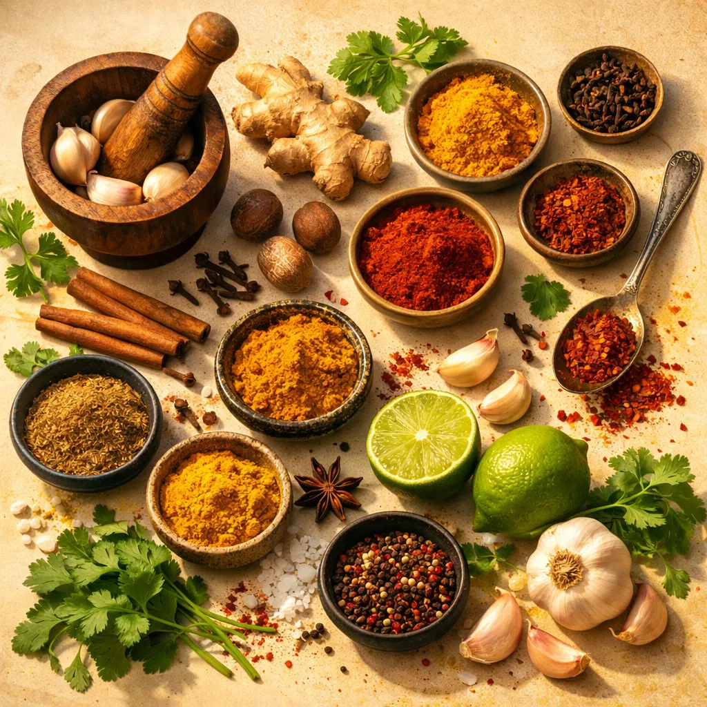Épices et ingrédients