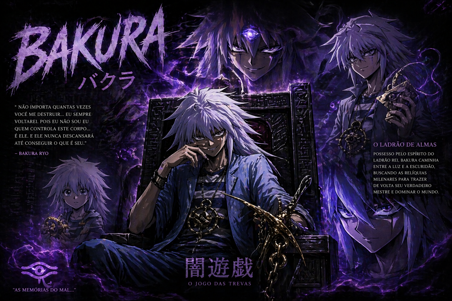 BAKURA: A HISTÓRIA DO VILÃO MAIS SOMBRIO DE YU-GI-OH (VÍDEO INSANO)