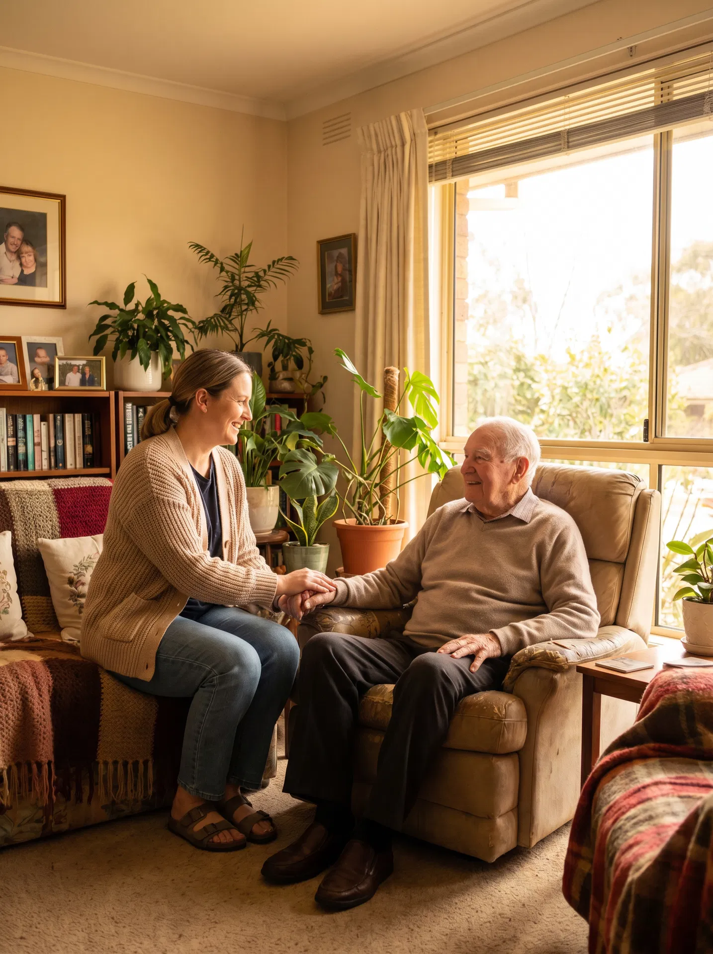 Mum or Dad's in good hands.