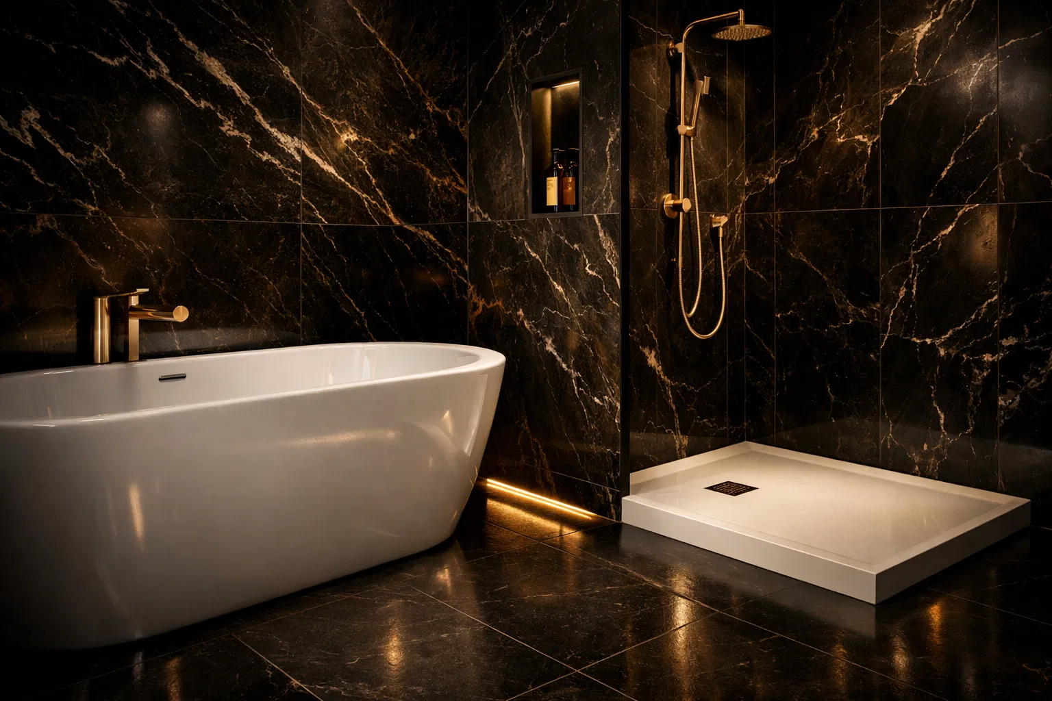 Premium bathroom resurfacing result