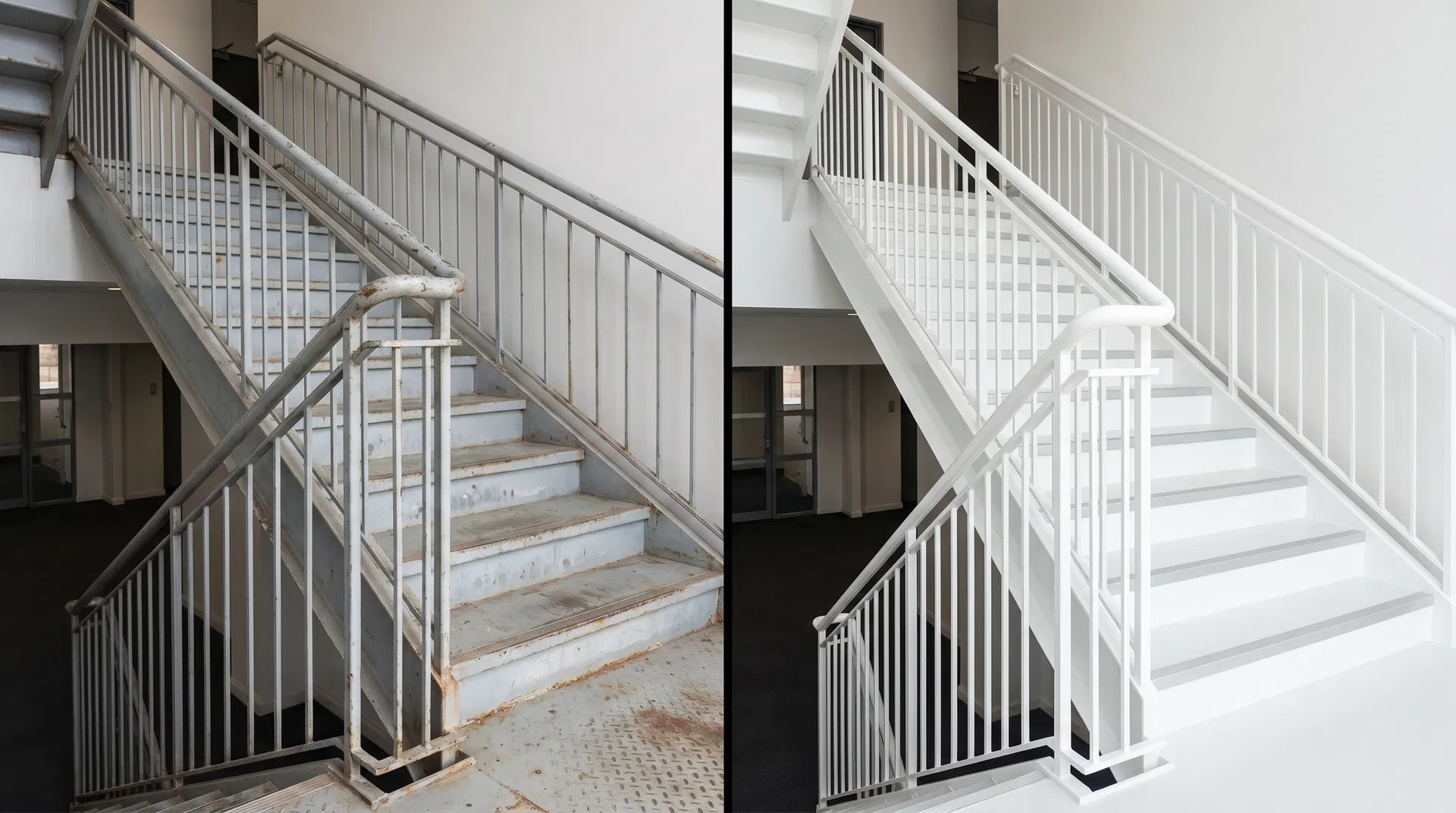 Staircase and balustrade restoration