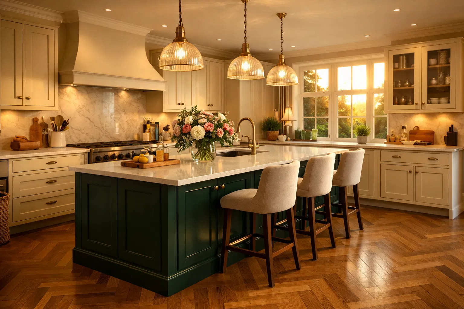 Beautiful kitchen interior