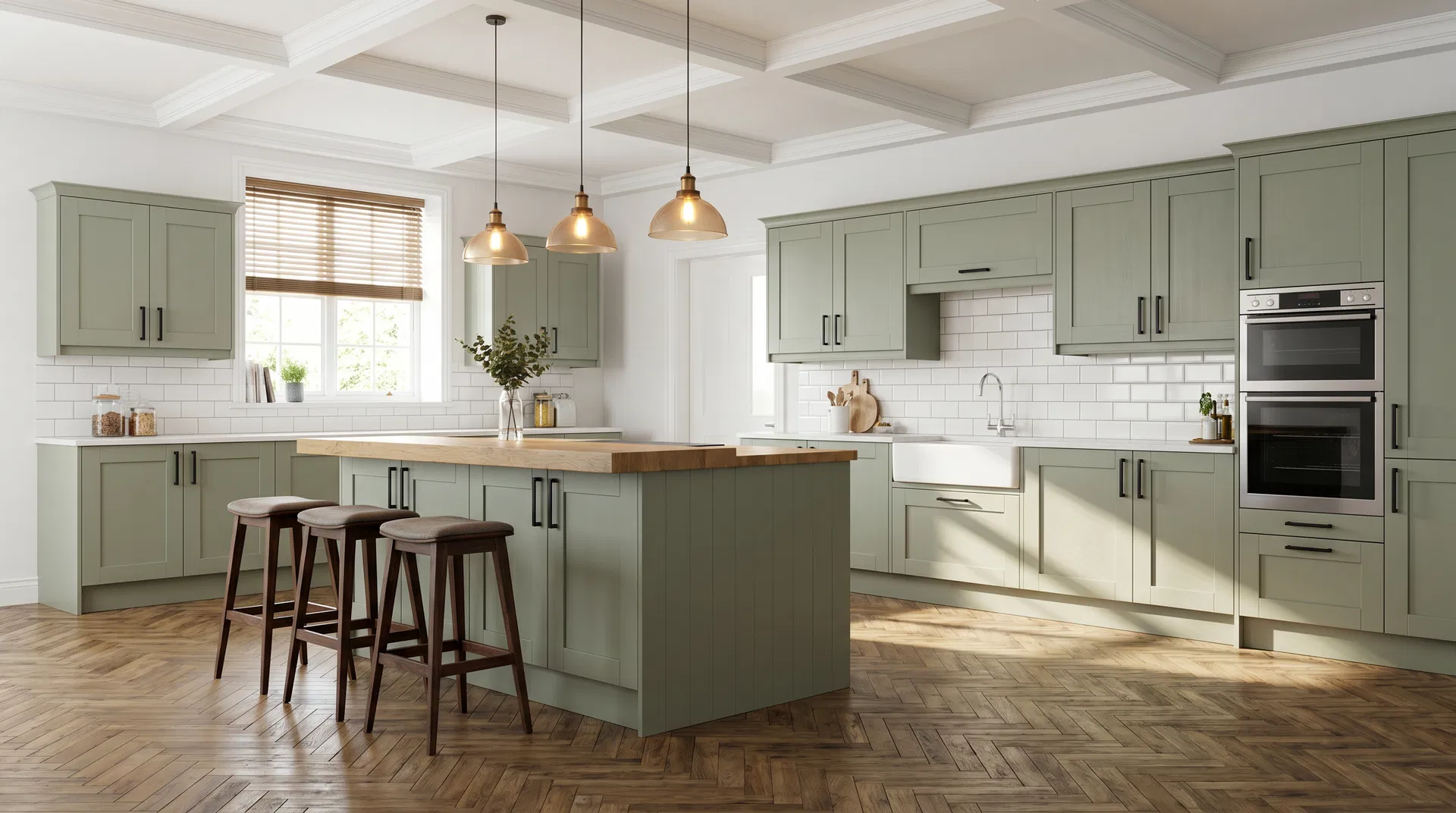 Island kitchen layout