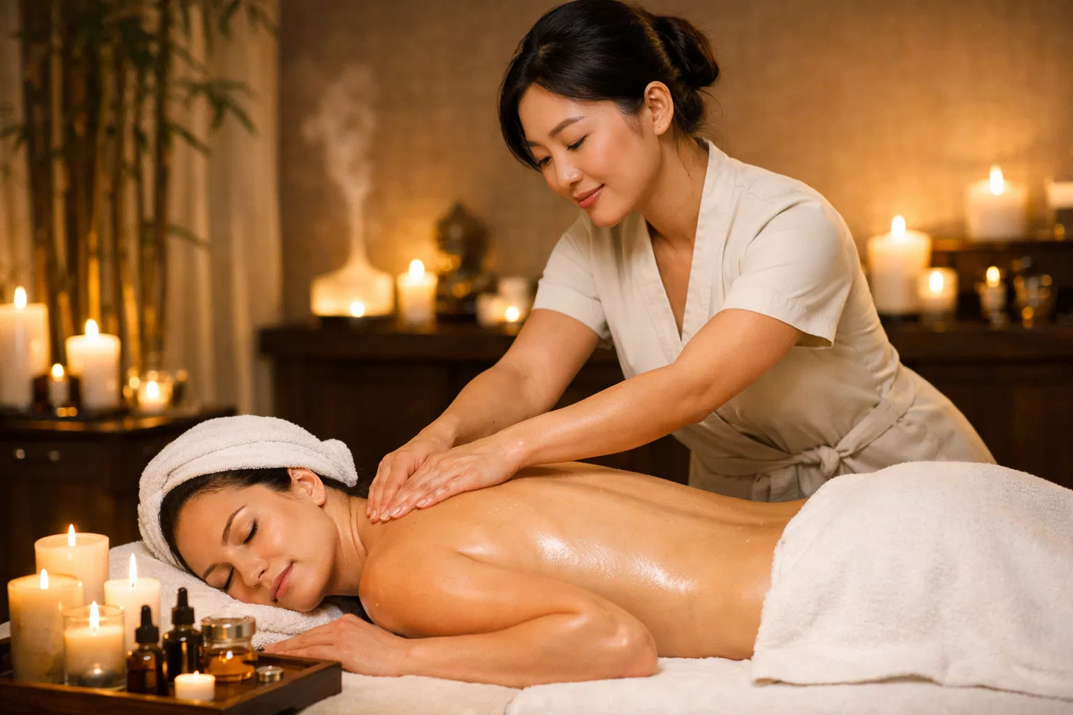 精油按摩舒壓課程