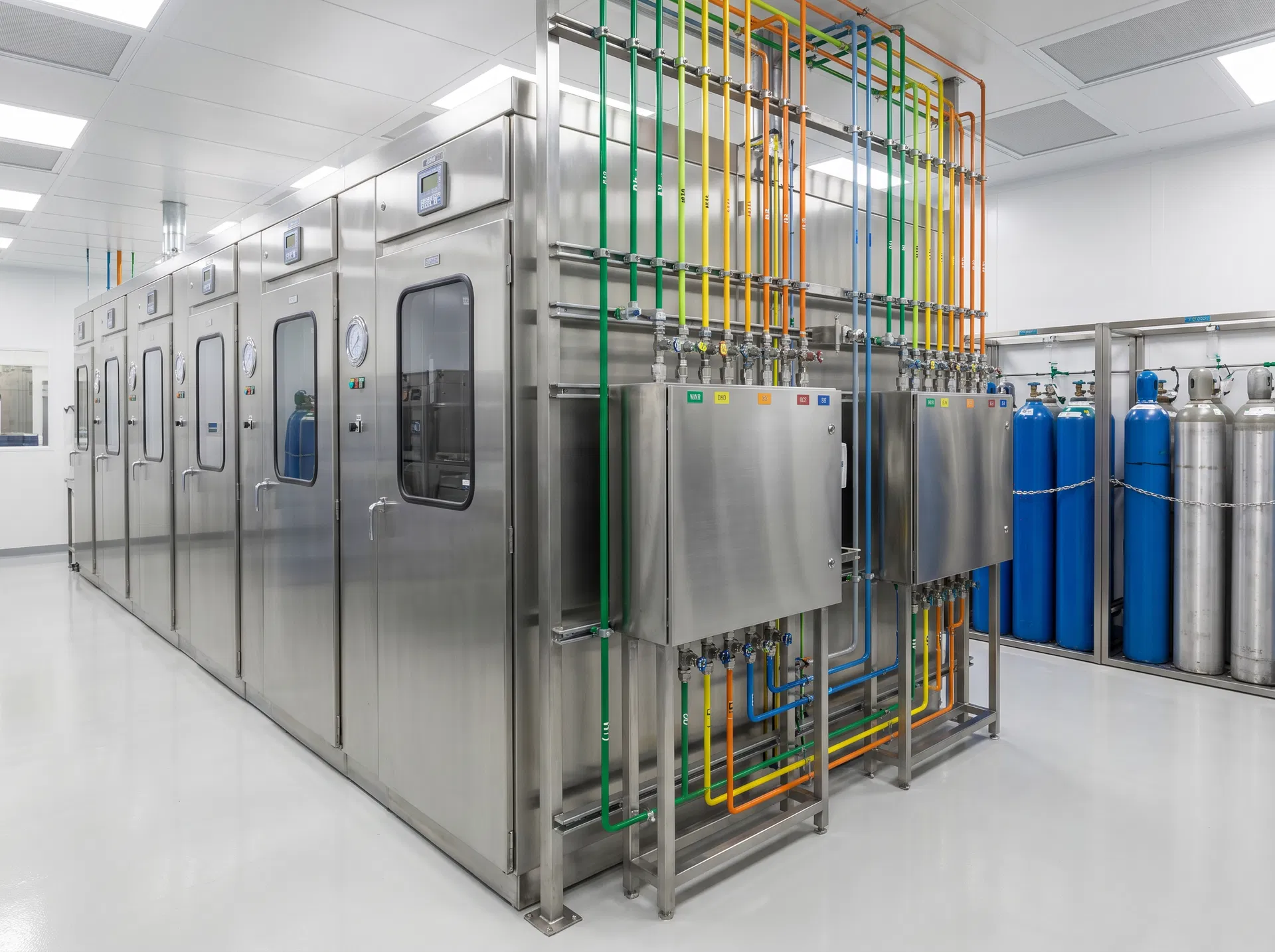 특수 가스 공급 시스템 구축