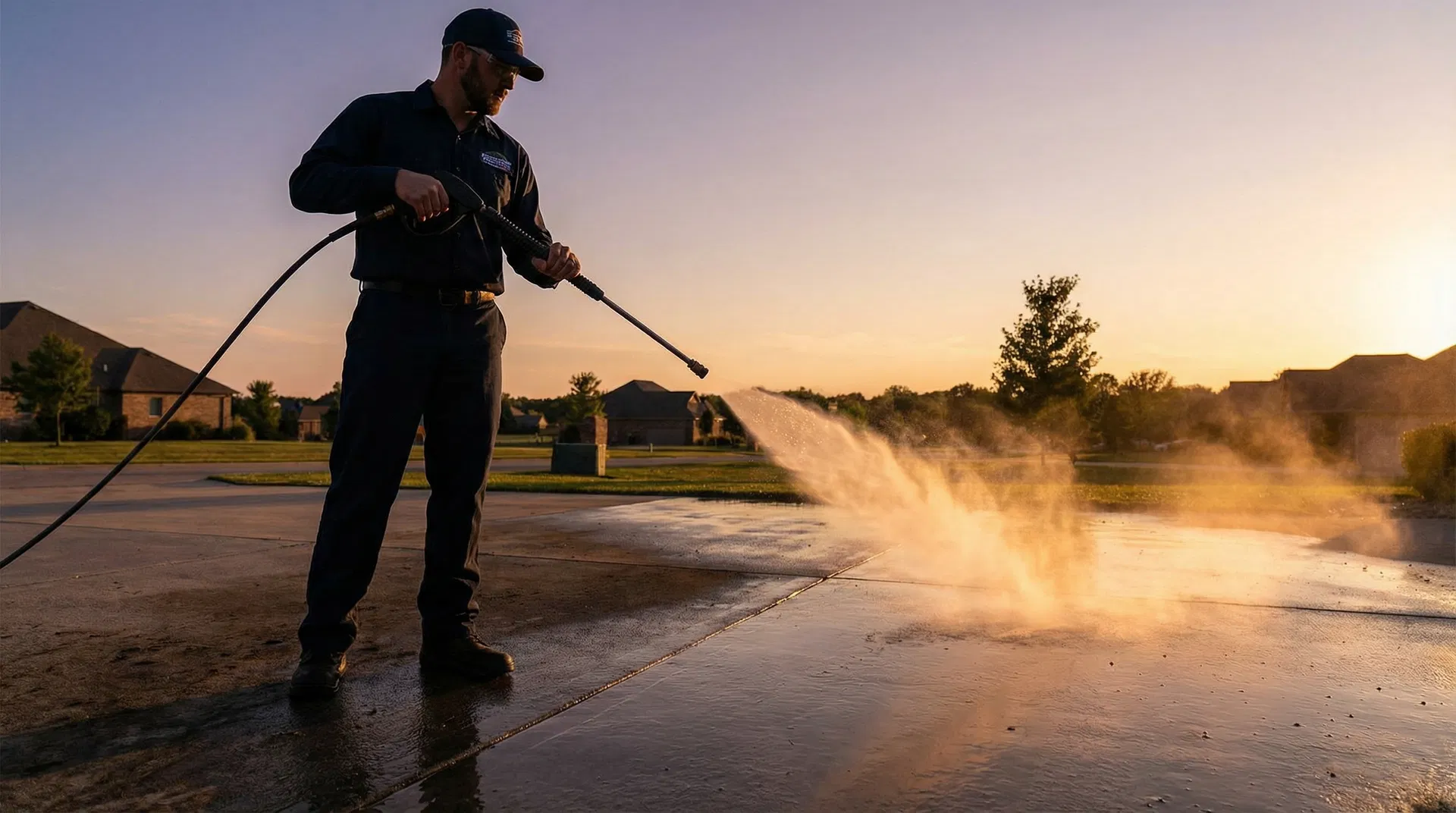 Pressure washing hero