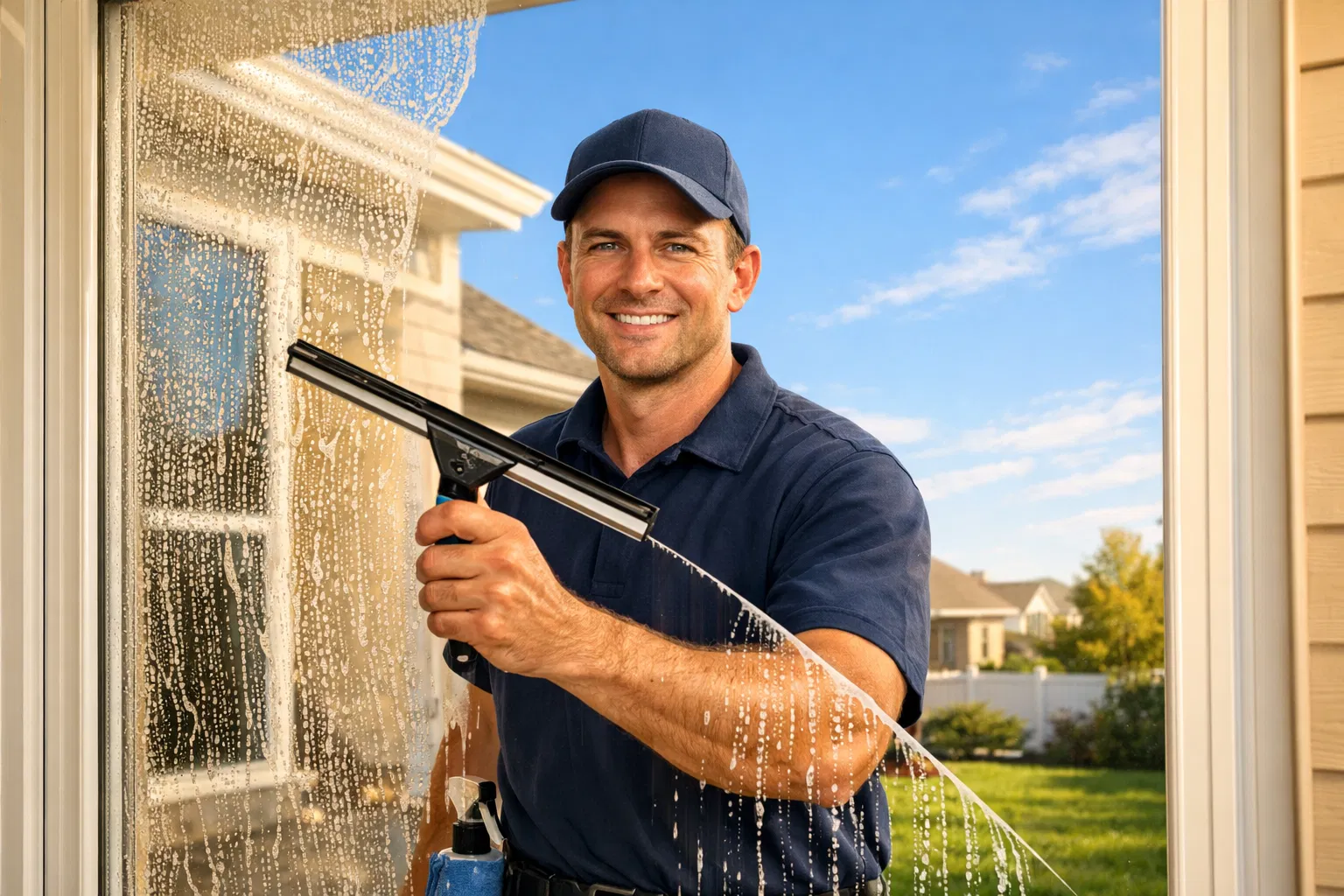 Professional window cleaning