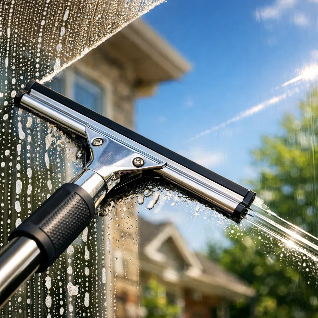 Exterior window cleaning