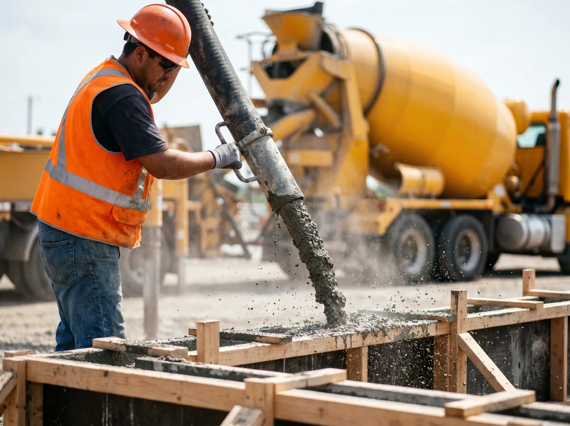 Operação de concreto usinado