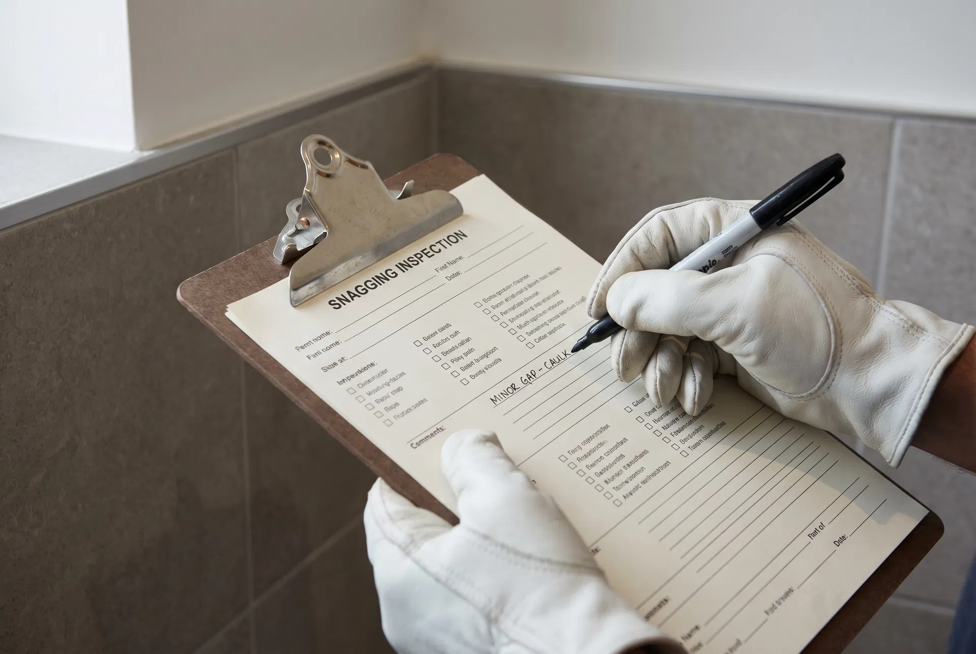 Digital support, information management on close-out works