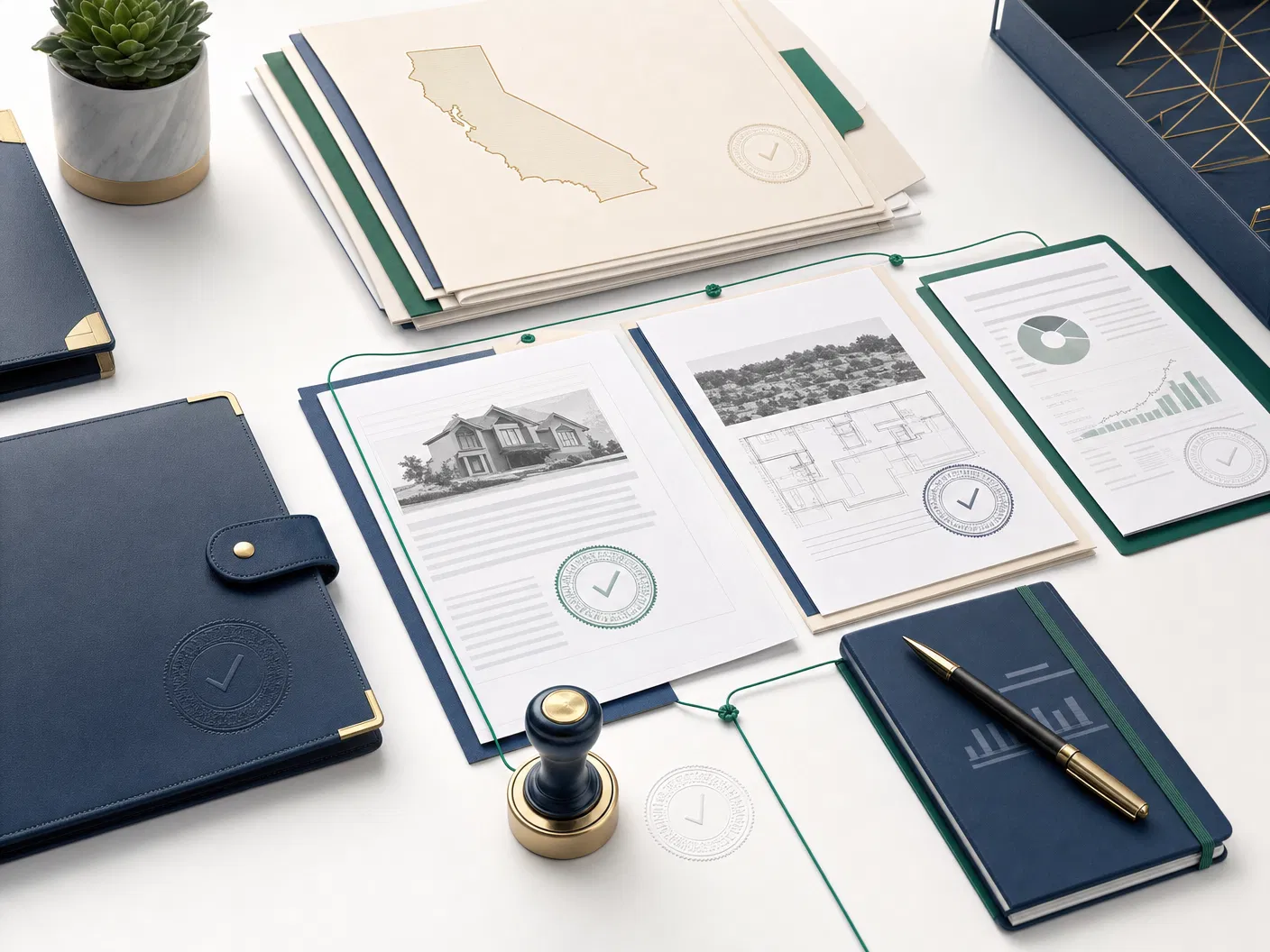Organized California documents and owner strategy materials