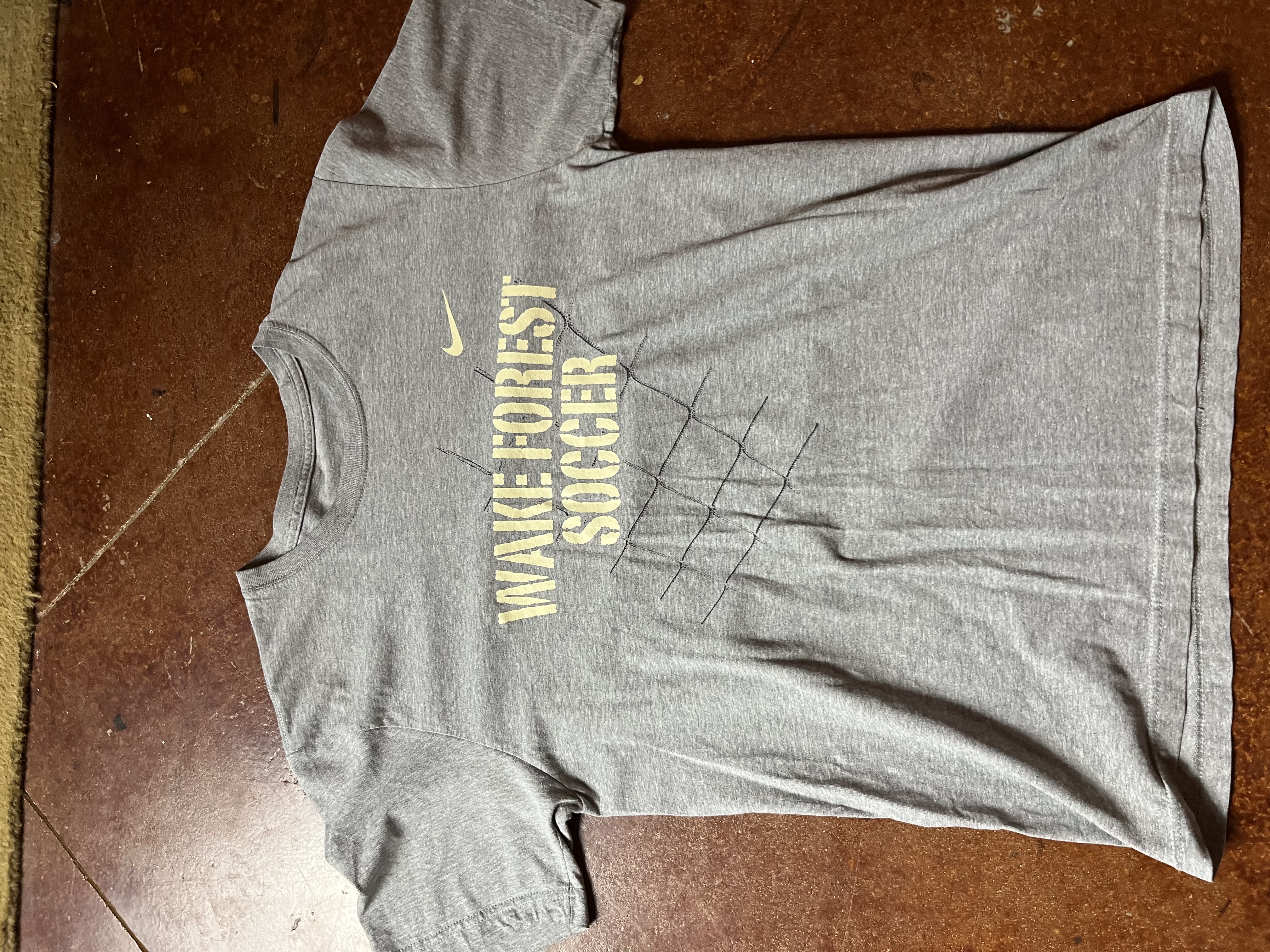 Nike Wake Forest Soccer Grey T-Shirt