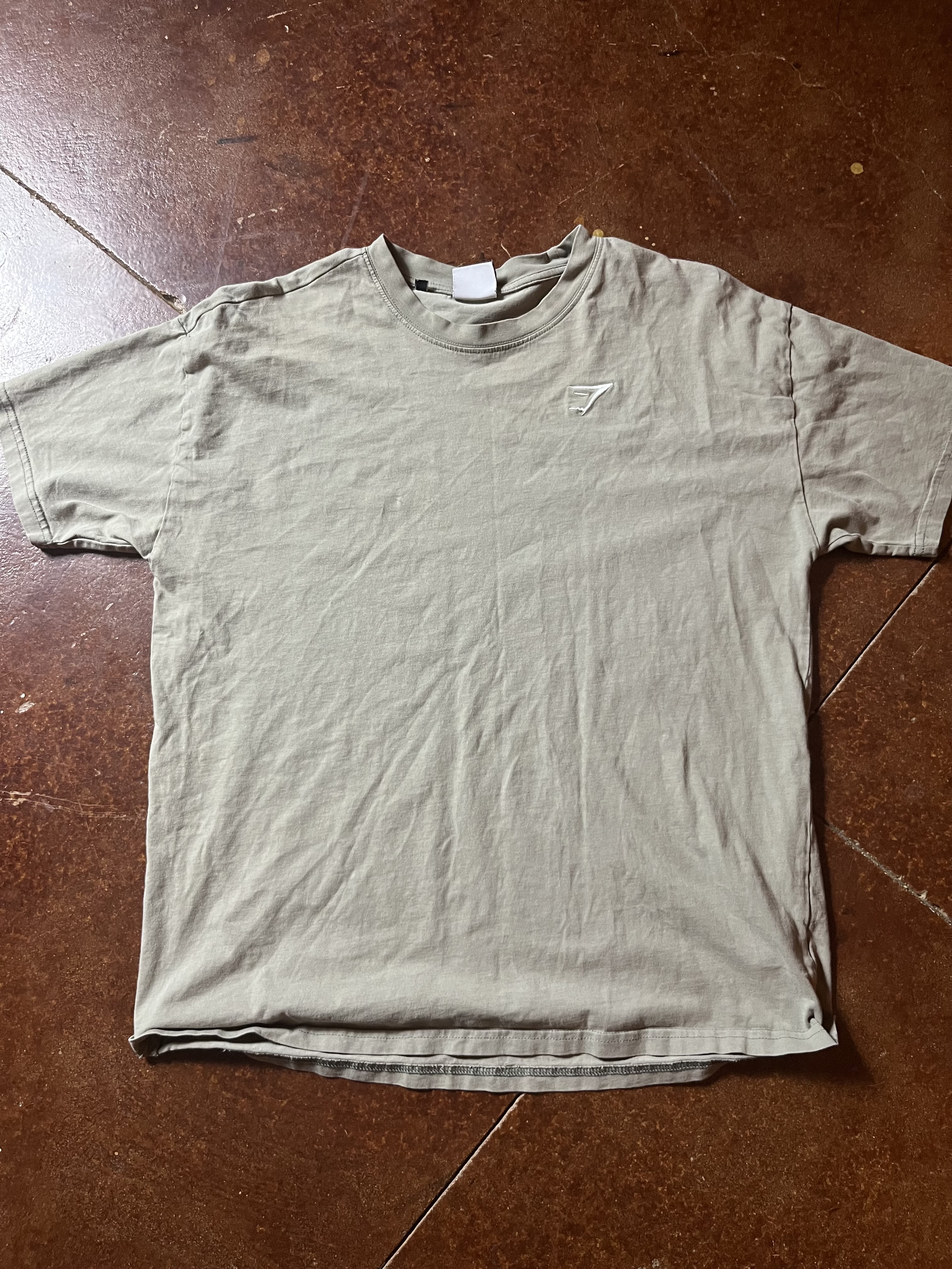 Gymshark Essential Oversized T-Shirt in Stone Grey