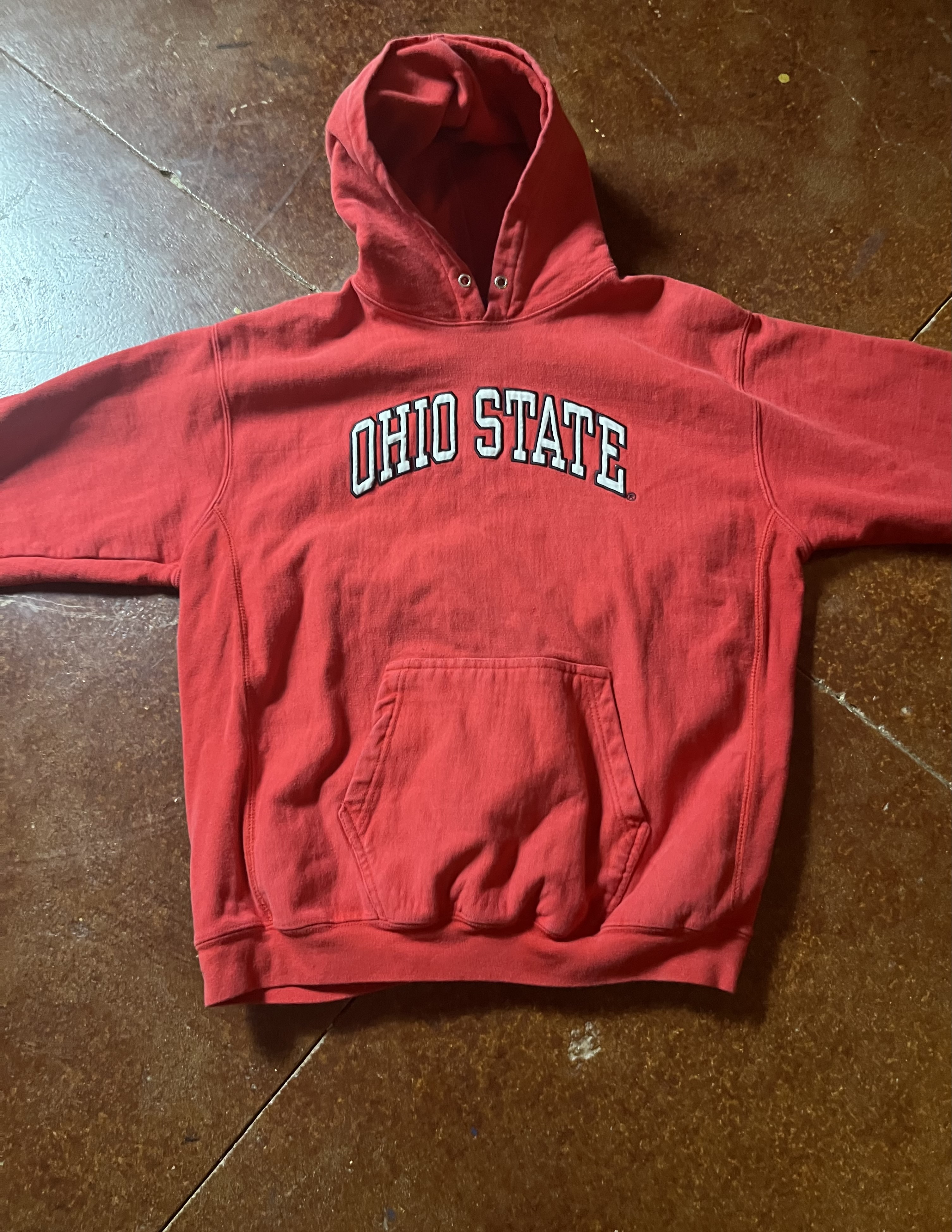 Vintage Ohio State Buckeyes Red Hoodie