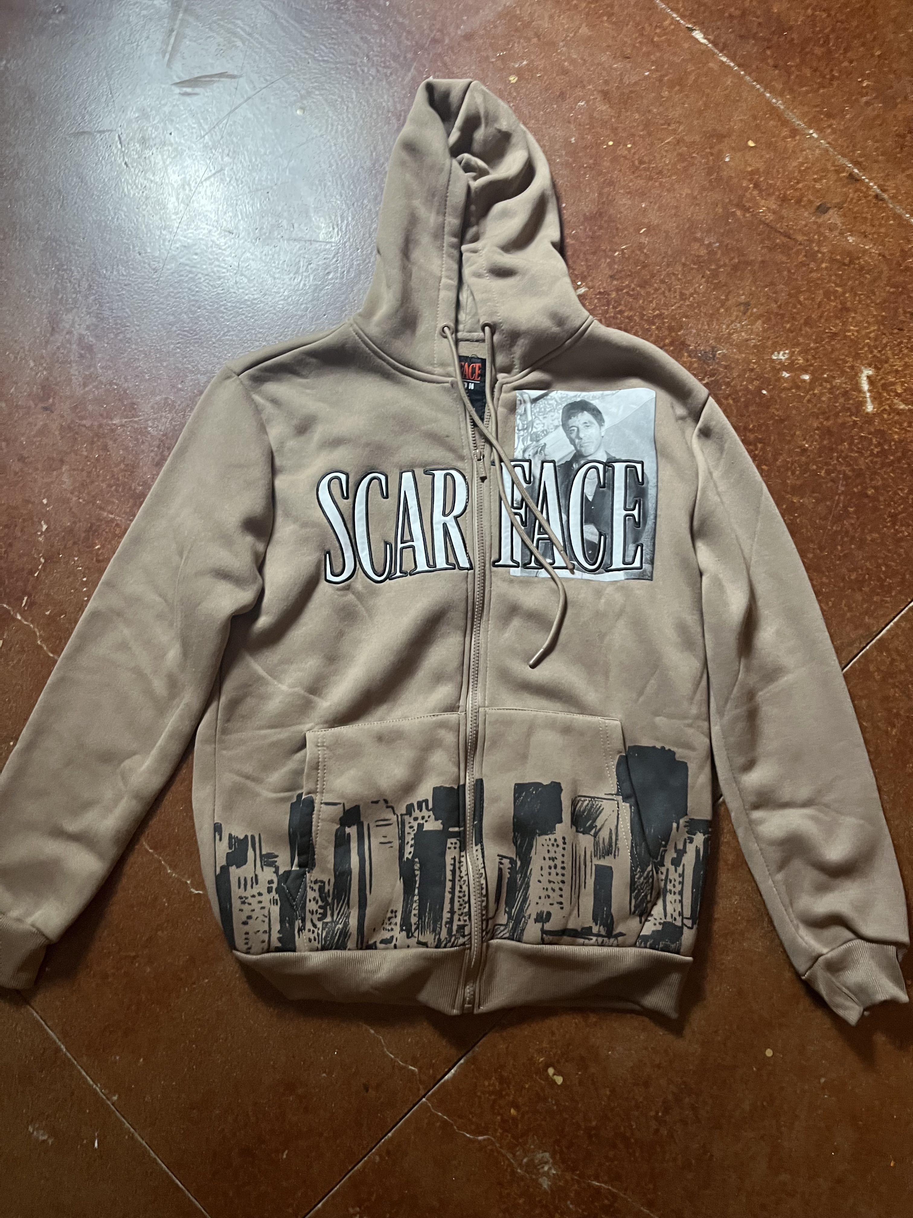 Scarface Tony Montana Full-Zip Hoodie