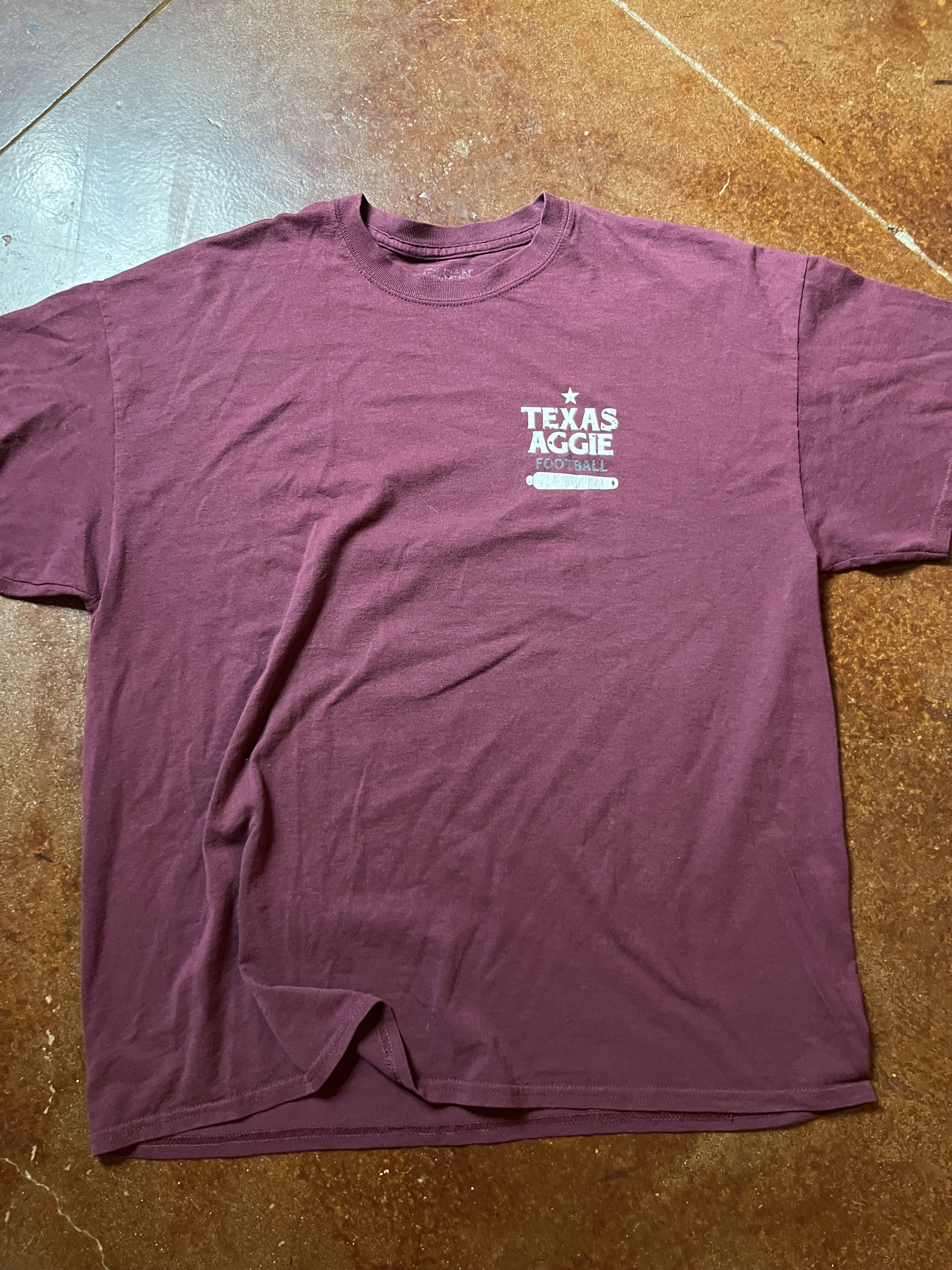 Texas Aggie Football Maroon T-Shirt