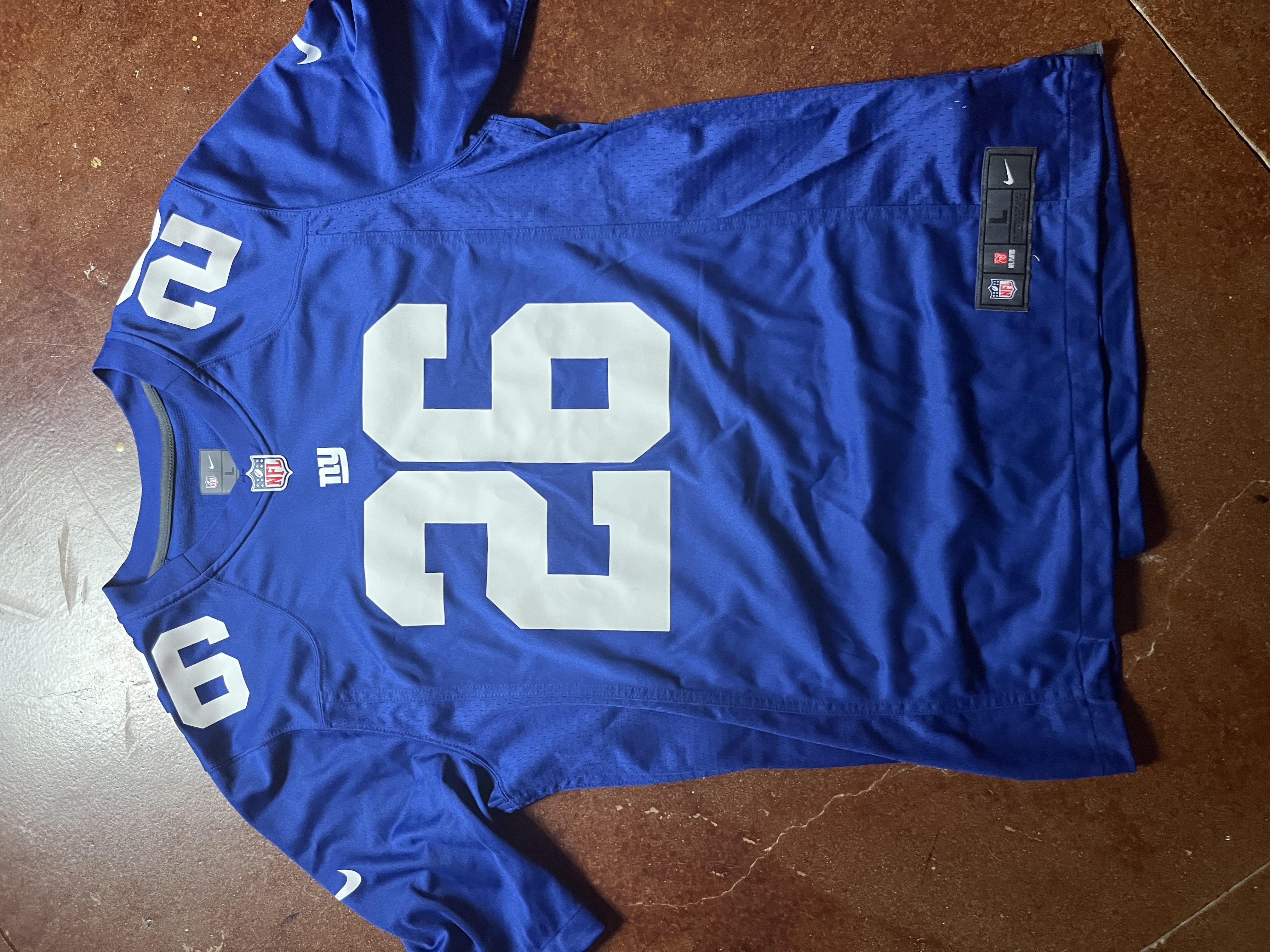 Nike NFL New York Giants Saquon Barkley #26 Royal Blue Jersey