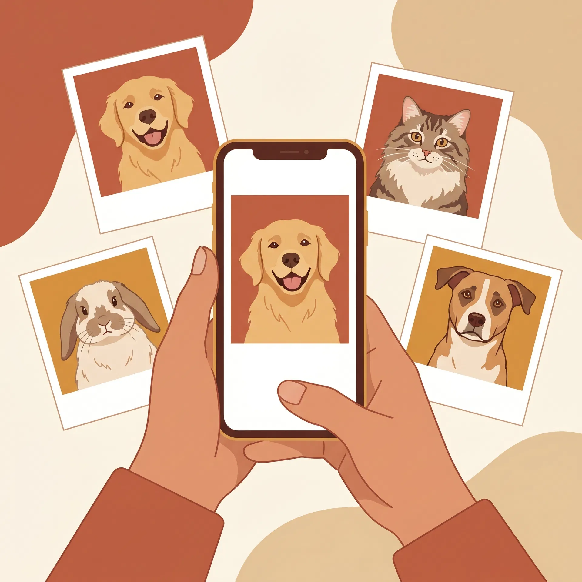 Uploading pet photos