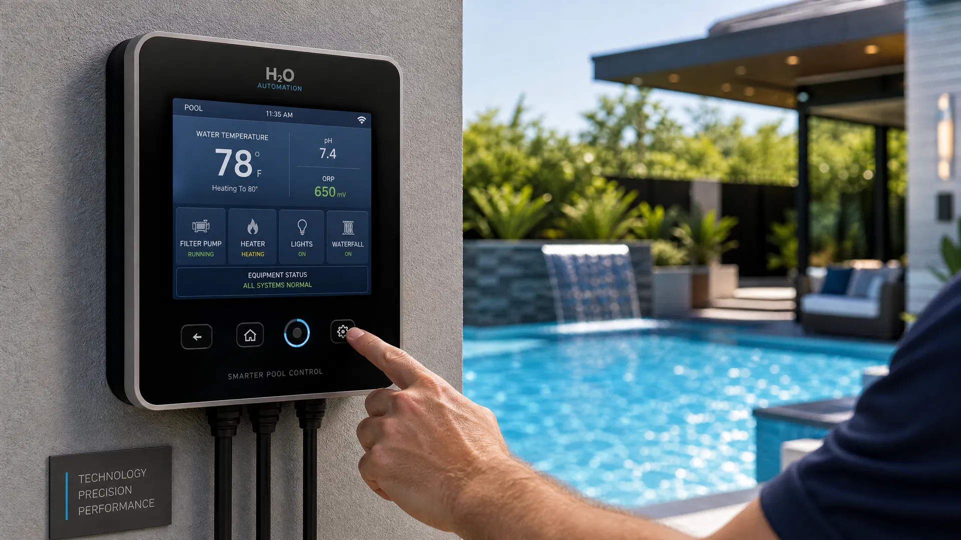 Modern pool automation control system