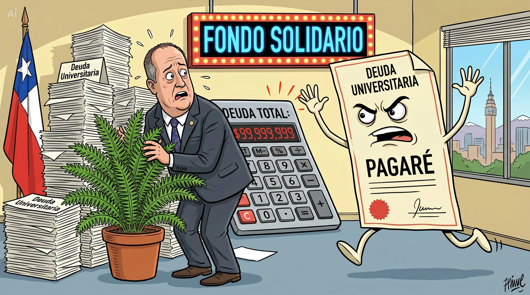 Fiscal Nacional Ángel Valencia regulariza deuda del Fondo Solidario tras revelación periodística