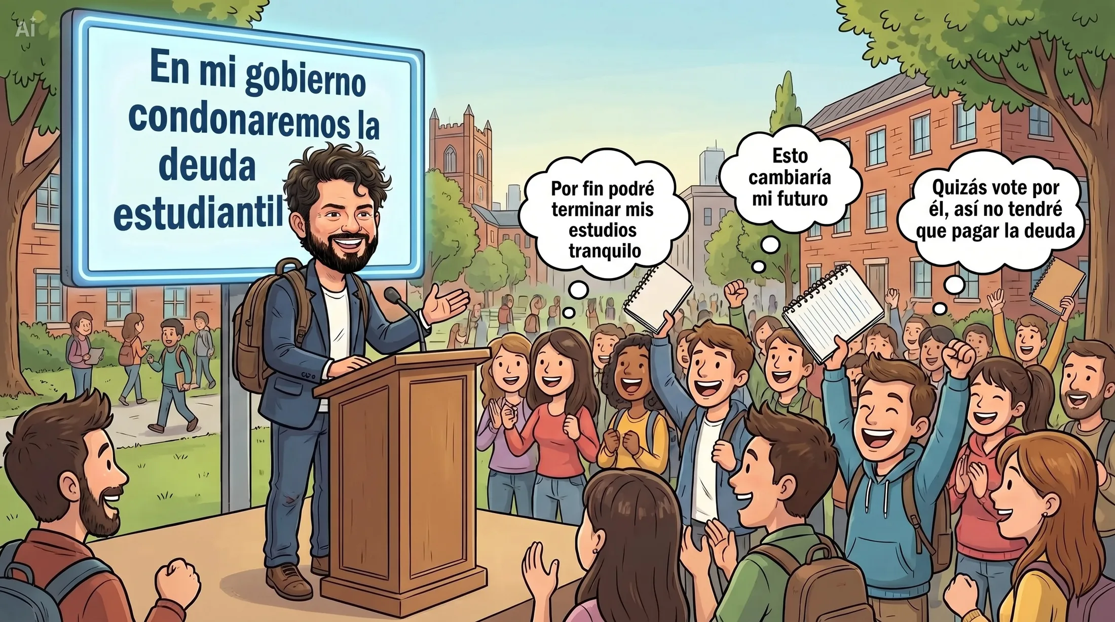Promesa de campaña: Condonación de deudas estudiantiles y fin al CAE — Presidente Gabriel Boric