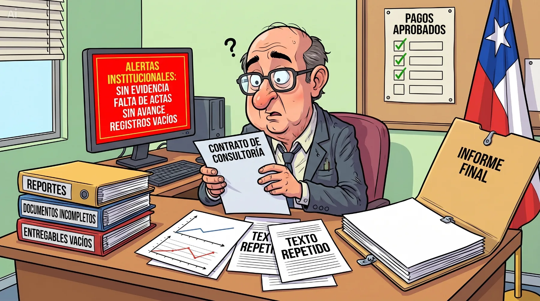 Imagen del concepto: Asesorías sin respaldo
