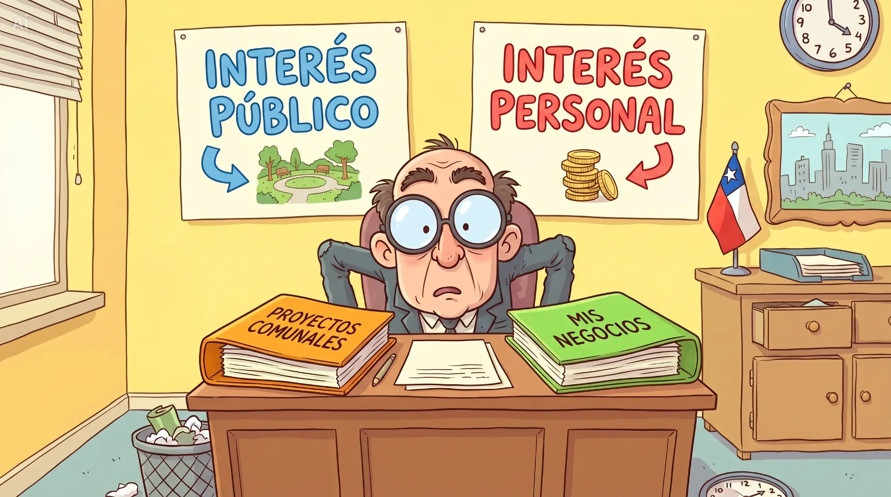 Imagen del concepto: Conflicto de intereses