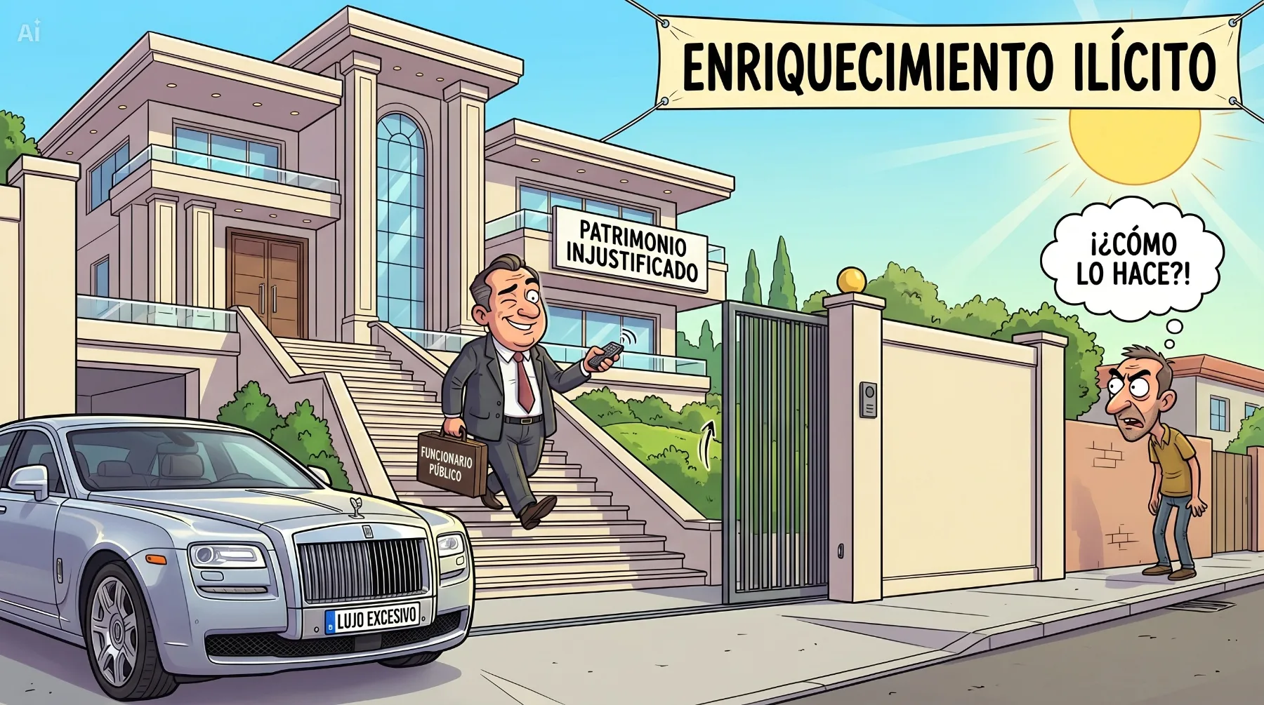 Imagen del concepto: Enriquecimiento Ilícito