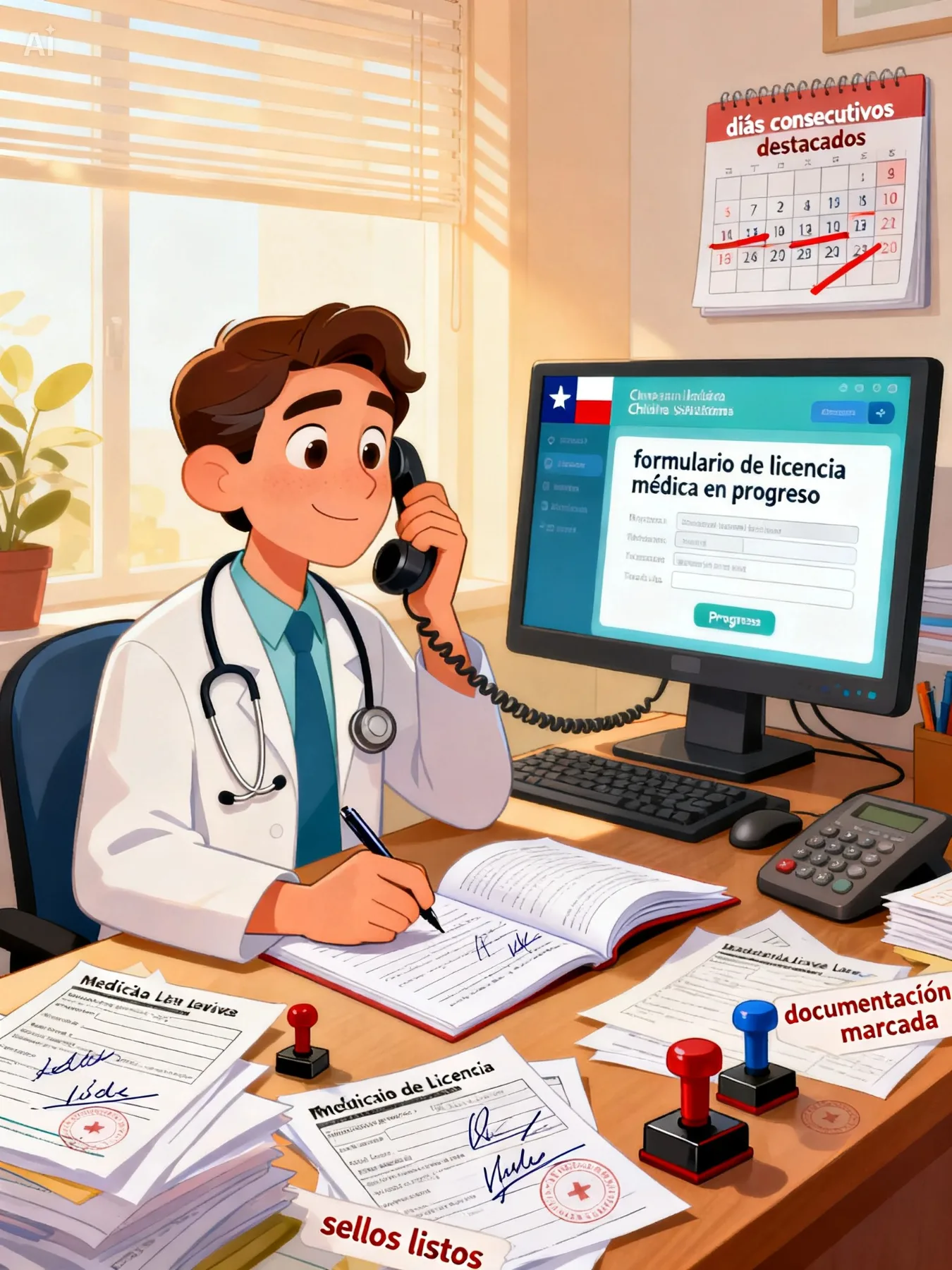 Imagen del concepto: Licencias médicas