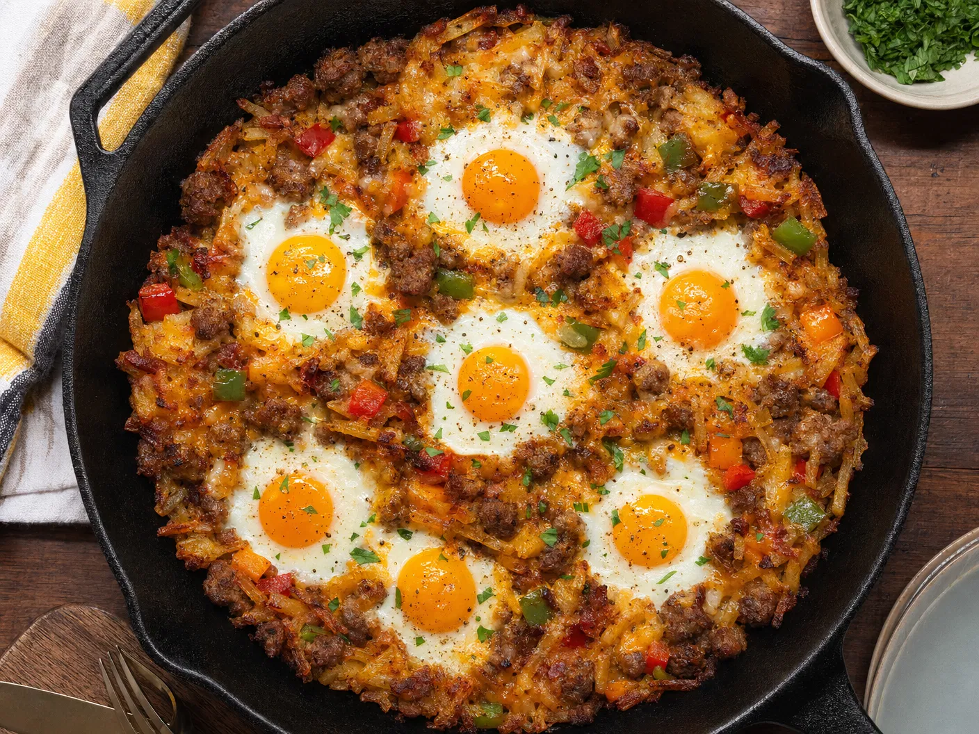 Ultimate Breakfast for Dinner Skillet