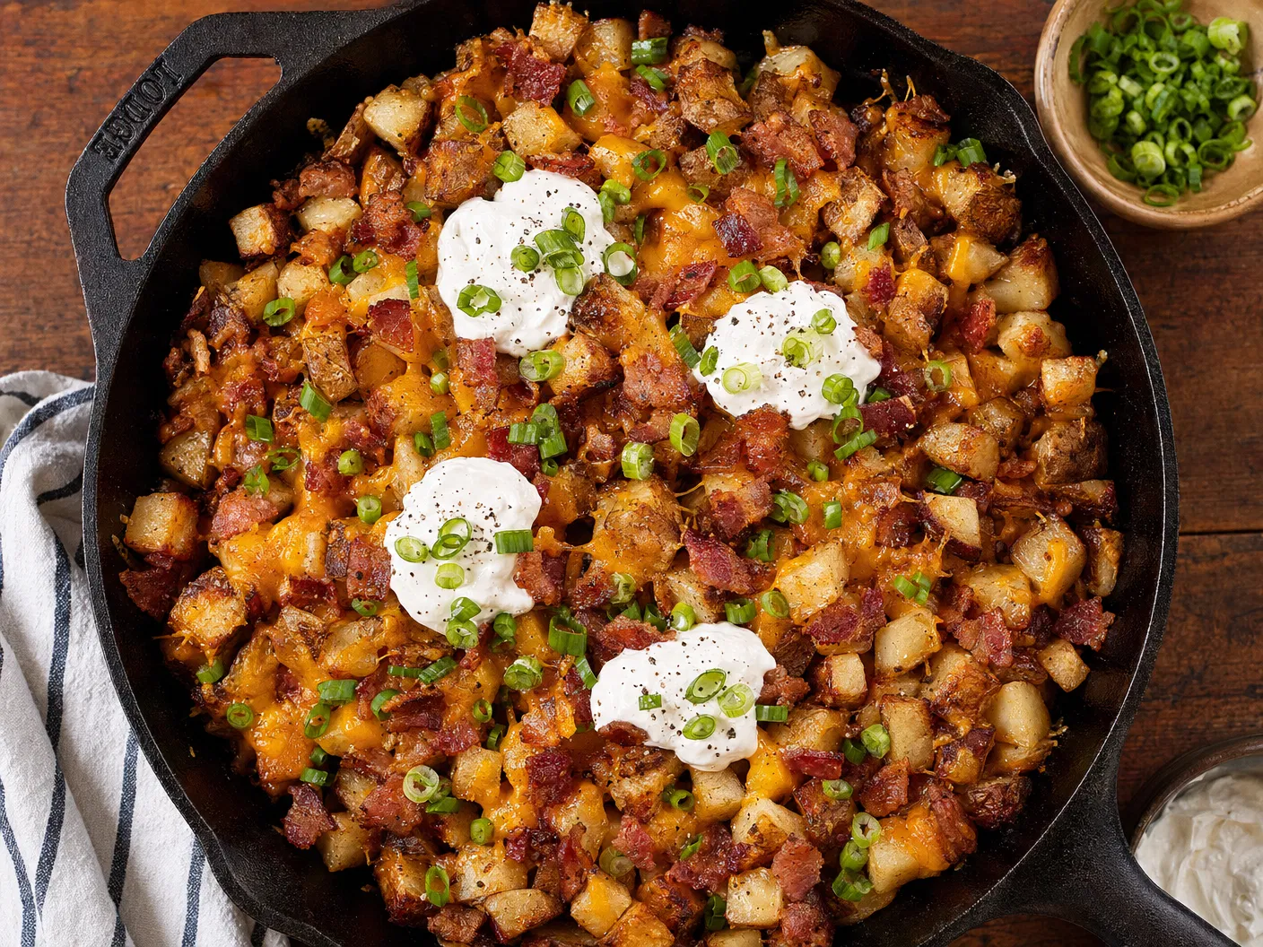 Loaded Baked Potato Skillet