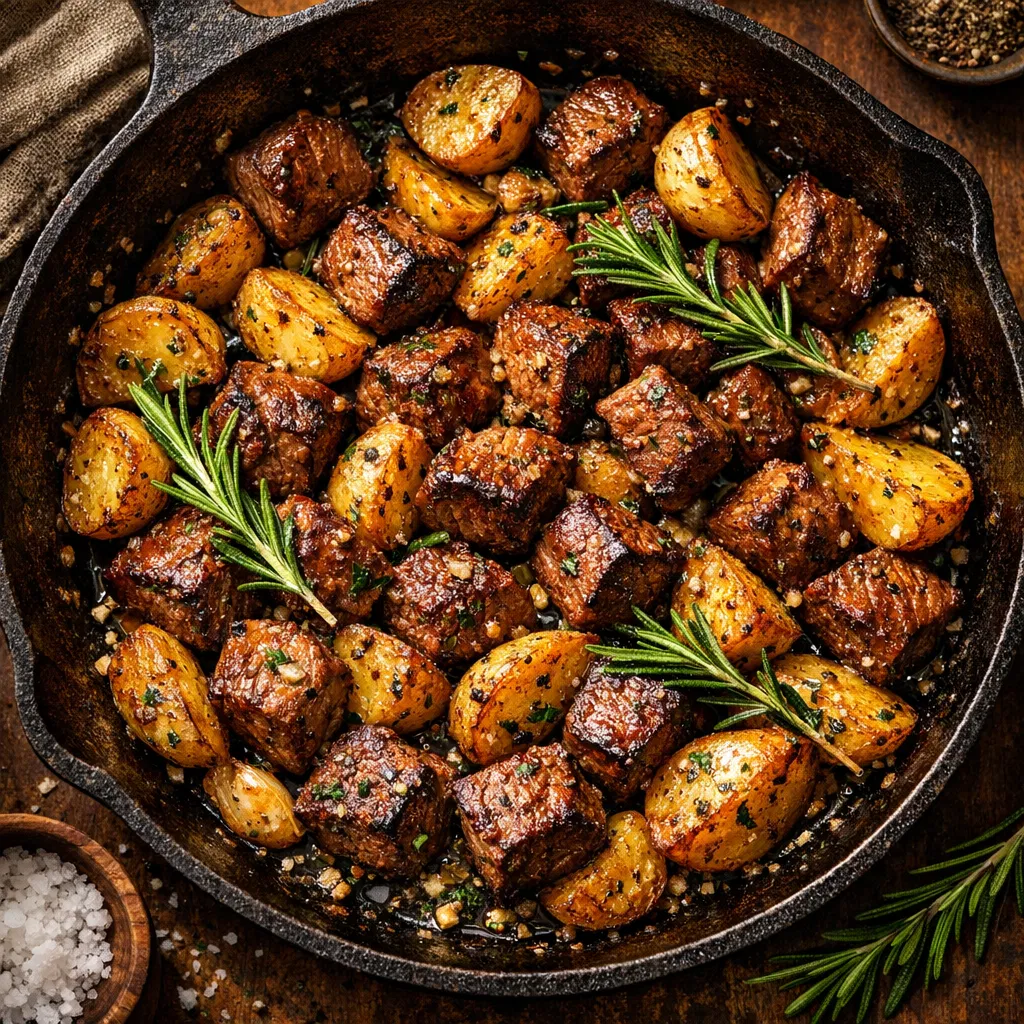 Skillet Steak and Potatoes