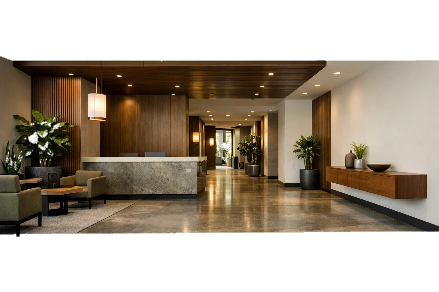 Clean and professionally maintained property interior