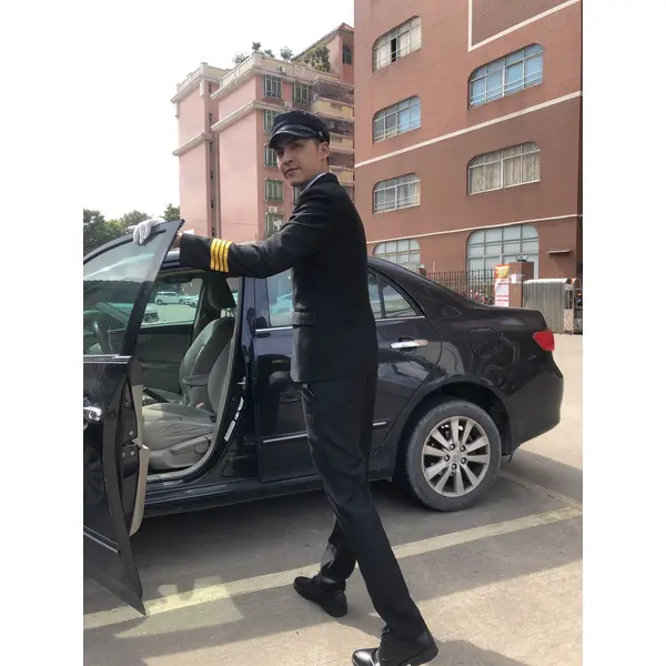 bd-mo-120 定制司機制服模型展示設計袖子金條金色鈕扣司機制服中心|制服展示圖