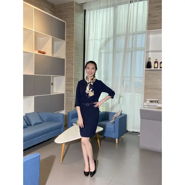 bd-mo-104 訂製前台製服模特展示定制修身製服舒適端莊前台製服供應商|制服展示圖