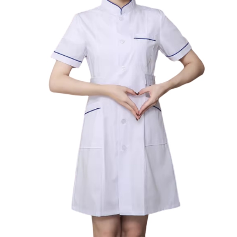 專業修身護士袍/美容師制服 - 透氣耐磨，展現優雅專業形象