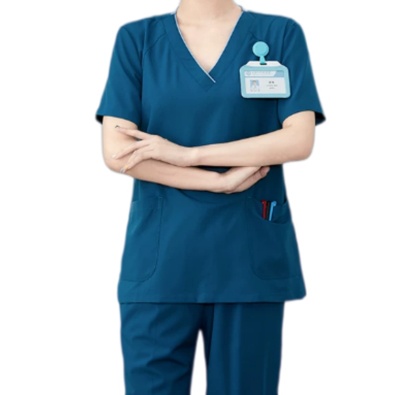 專業彈力醫療洗手服套裝：診所、牙醫、體檢中心專用，舒適耐用