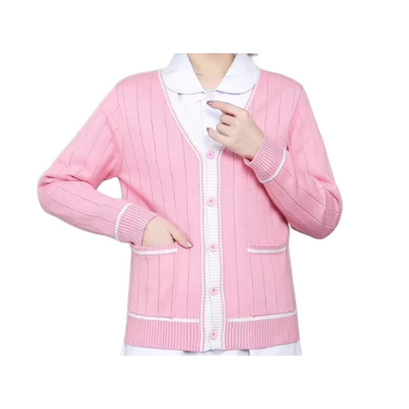 護士專用粉色針織開衫：舒適透氣、專業優雅，香港制服訂造首選