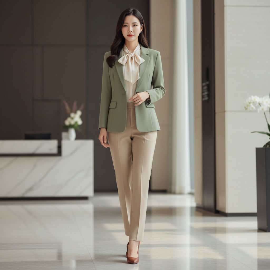 免費公司制服設計 | 輕奢商務女士西裝套裝 | 透氣舒適 | 展現專業優雅 | 免費制服諮詢 2