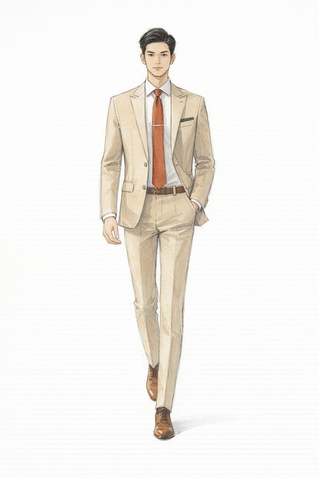 設計米色修身西裝套裝 | 透氣舒適 | 盡顯專業風範 | 團體制服 | 高級訂製 | 修身西裝 | 辦公室制服 2