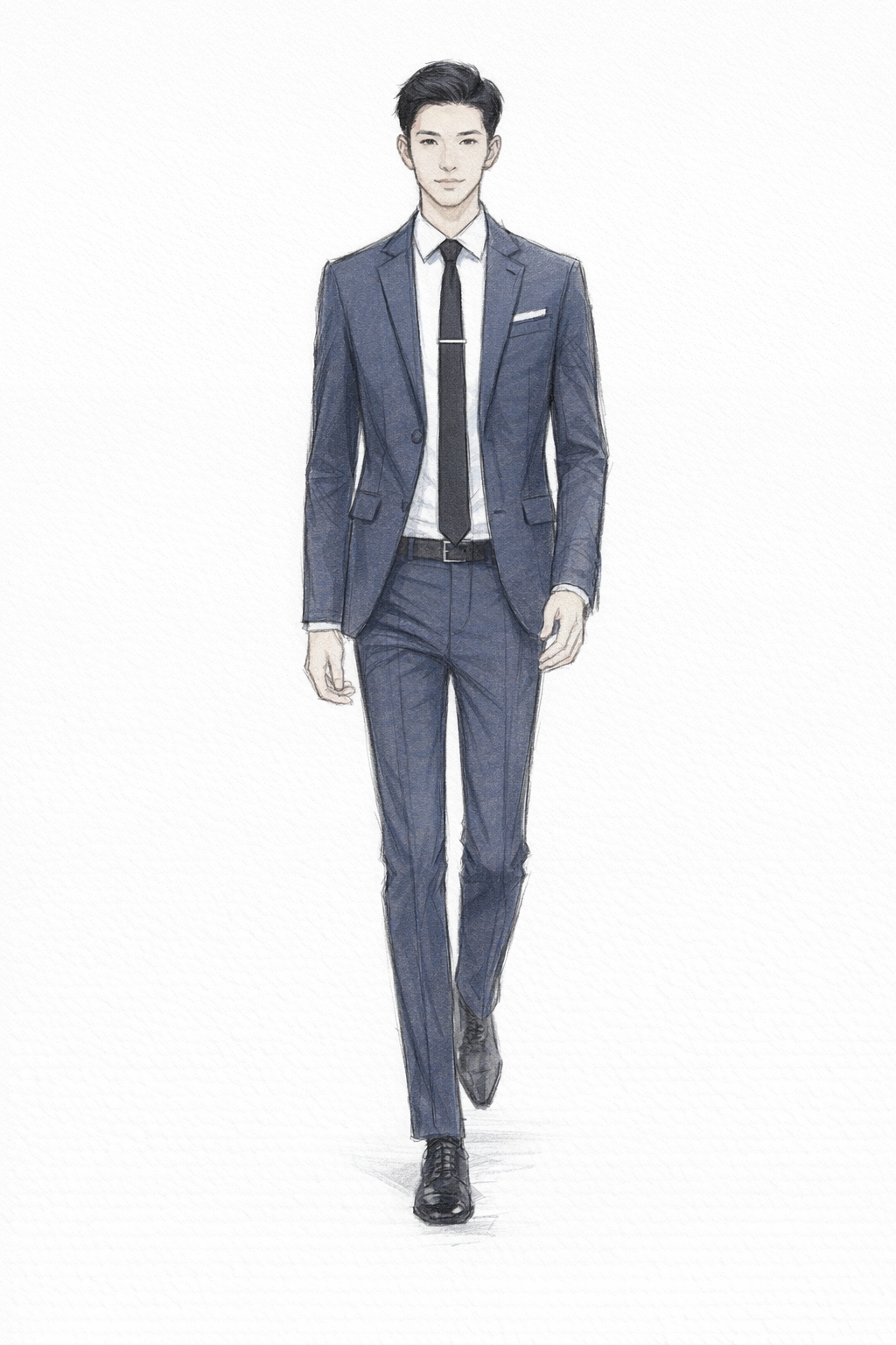 訂製男裝商務西裝套裝 | 藍色修身公司制服西裝 | 展現專業與自信 | 團體西裝設計 2