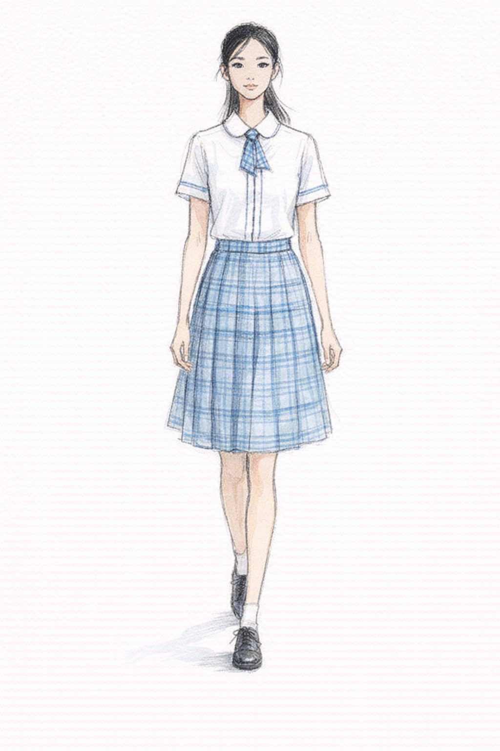 設計輕盈透氣格紋校服套裝 | 香港學生專屬 | 舒適耐穿 | 展現青春活力 2