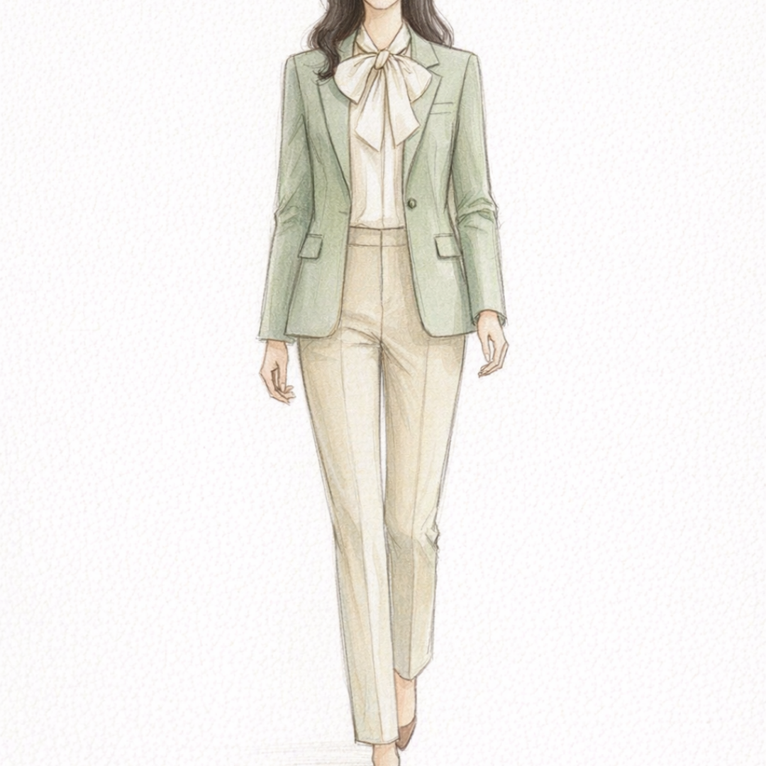 免費公司制服設計 | 輕奢商務女士西裝套裝 | 透氣舒適 | 展現專業優雅 | 免費制服諮詢 1