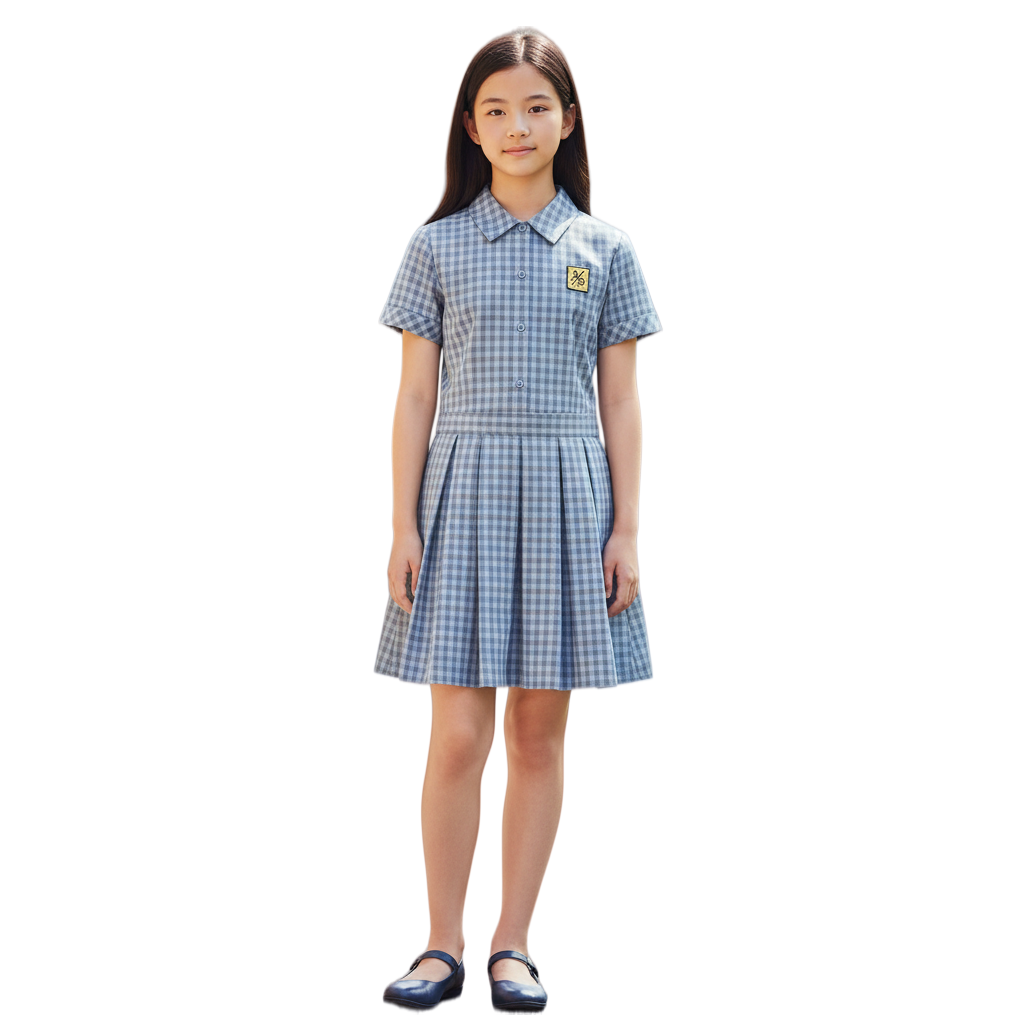 訂製小童校服套裝 | 經典格紋校服連衣裙 | 透氣耐穿 | 香港學生制服訂造首選 1